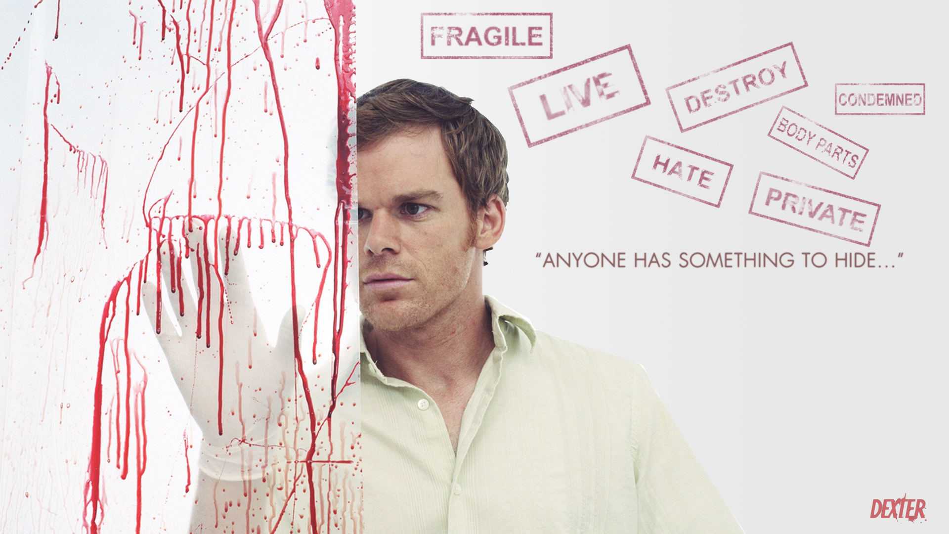 HD Wallpaper of Dexter Morgan: Secrets and Shadows