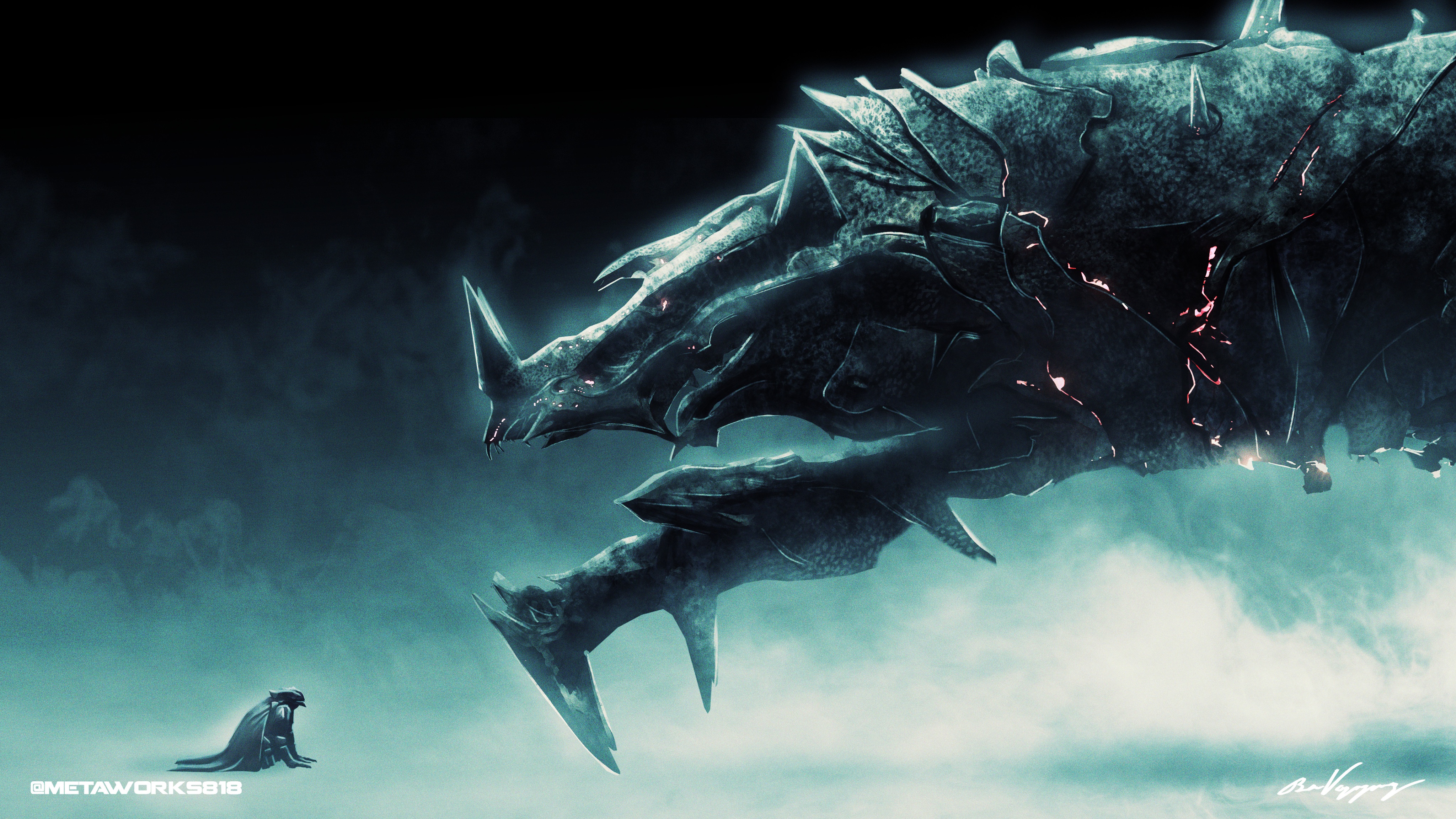 MetaWorks (Comms Open) and Yul Another piece from the Dynasty lore video. #Destiny #DestinyArt #Destiny2 #Destiny2Art #Auryx #Oryx #Yul