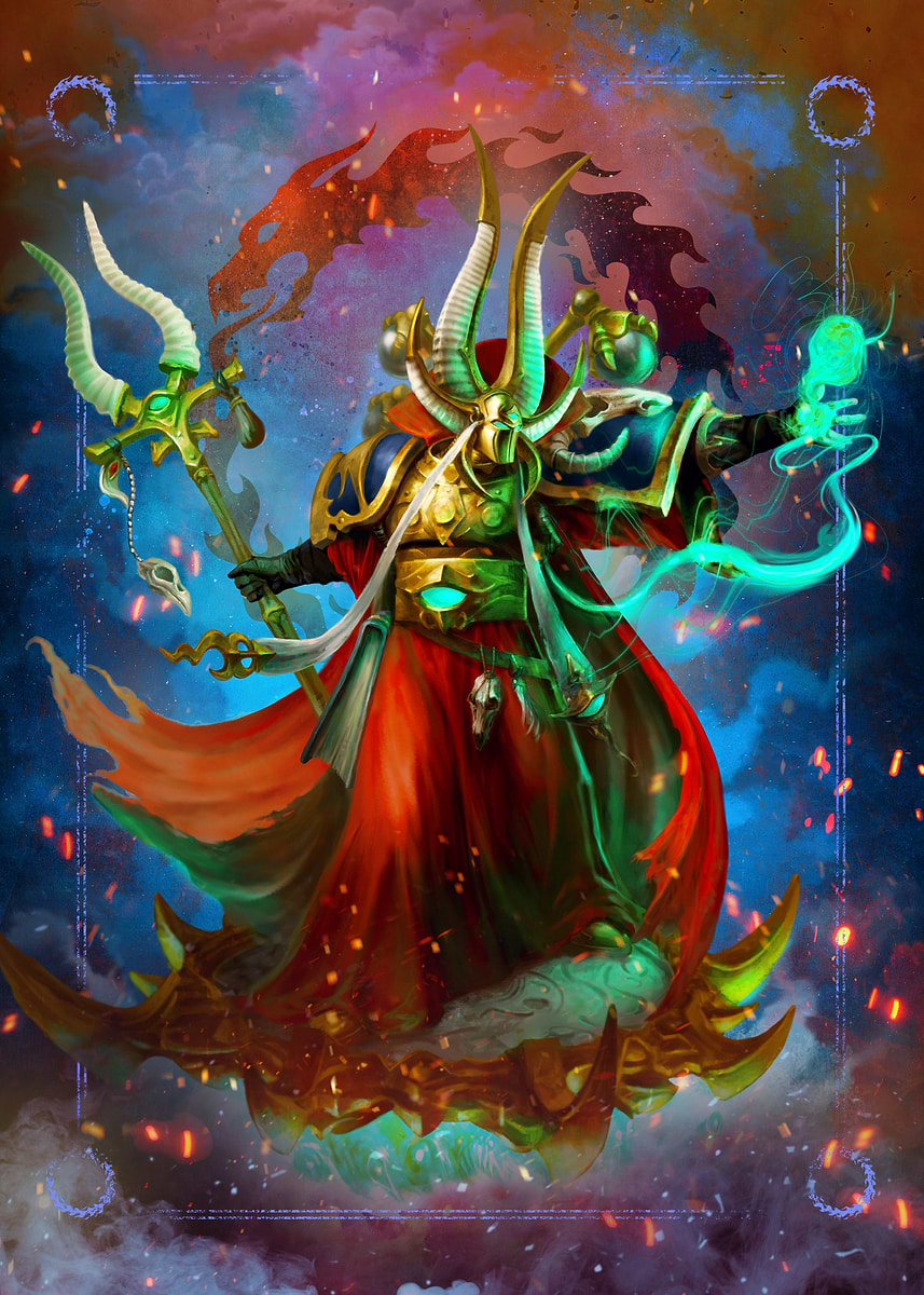 Thousand Sons Ahriman' Poster, picture, metal print, paint