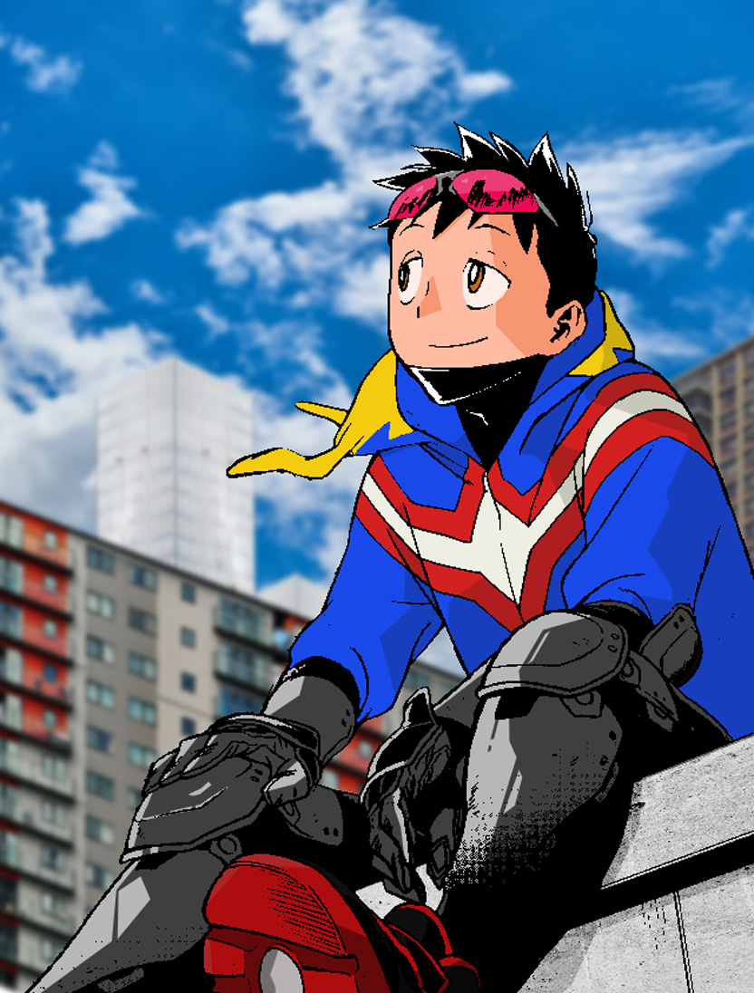 I colored one of my favorite shots of Koichi from the Vigilantes manga!