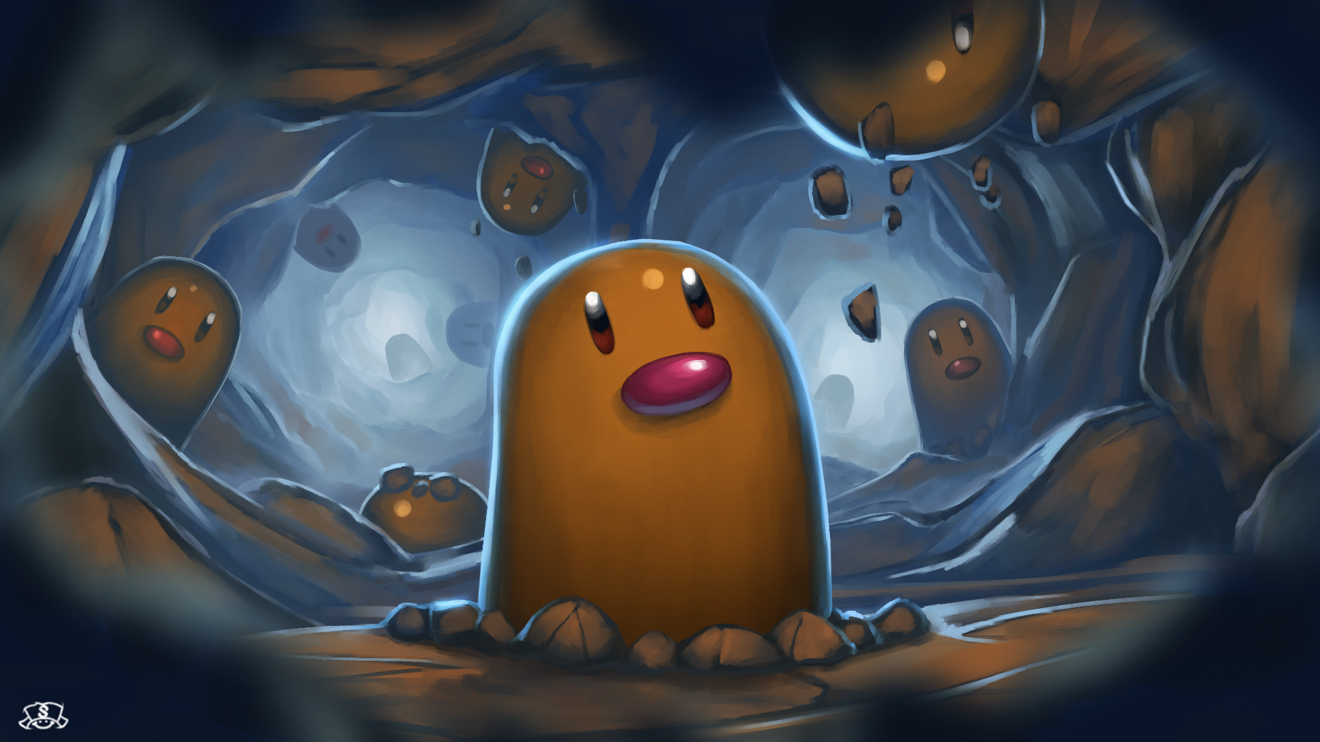 HD Pokémon Anime: Diglett's Underground Adventure Wallpaper by スペアリブ