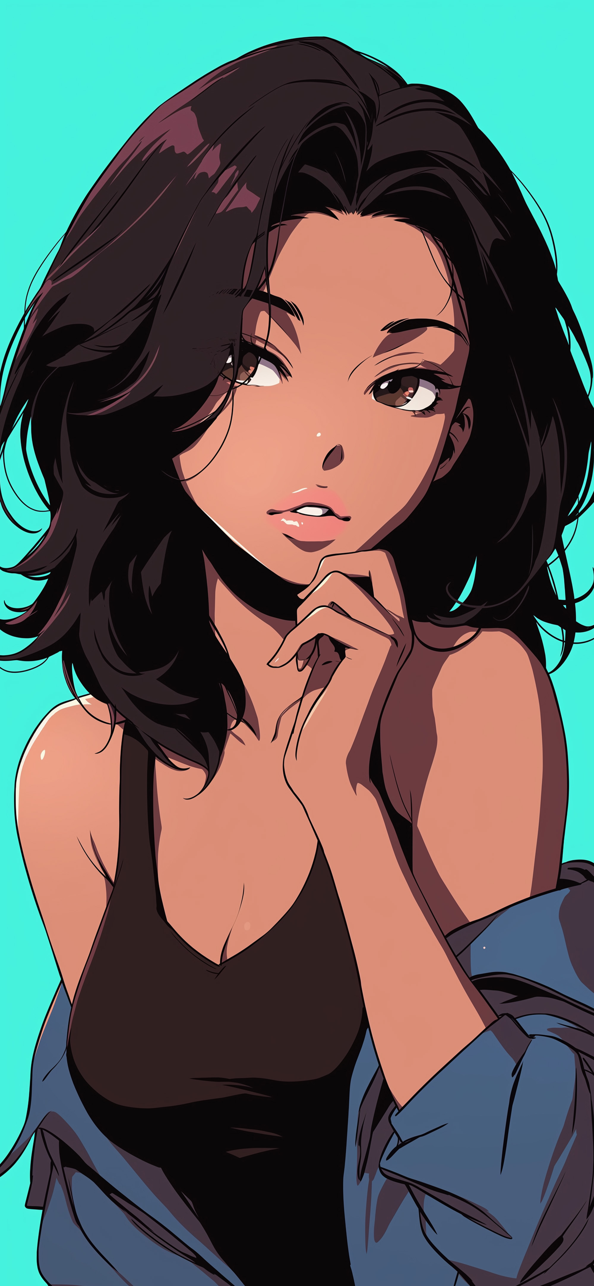 Baddie Girl Casual Cool Style Wallpaper Wallpaper iPhone