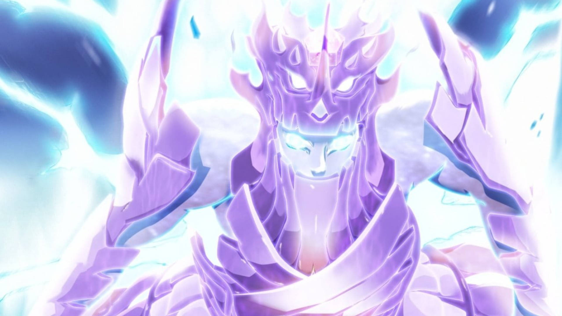 Download Glowing Sasuke Susanoo From Naruto Wallpaper