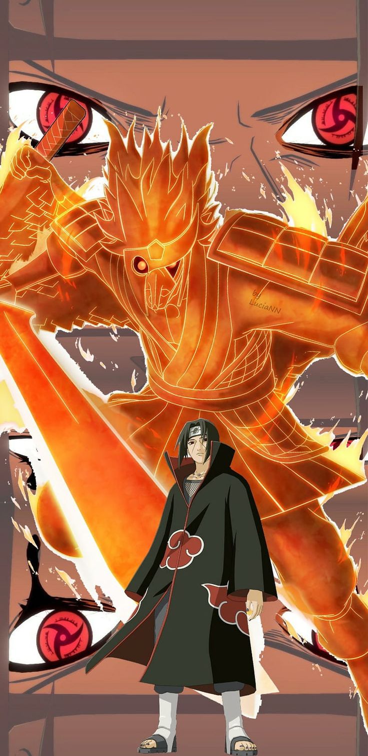 Itachi Uchiha Susano, naruto, sasuke, susanoo, HD phone wallpaper