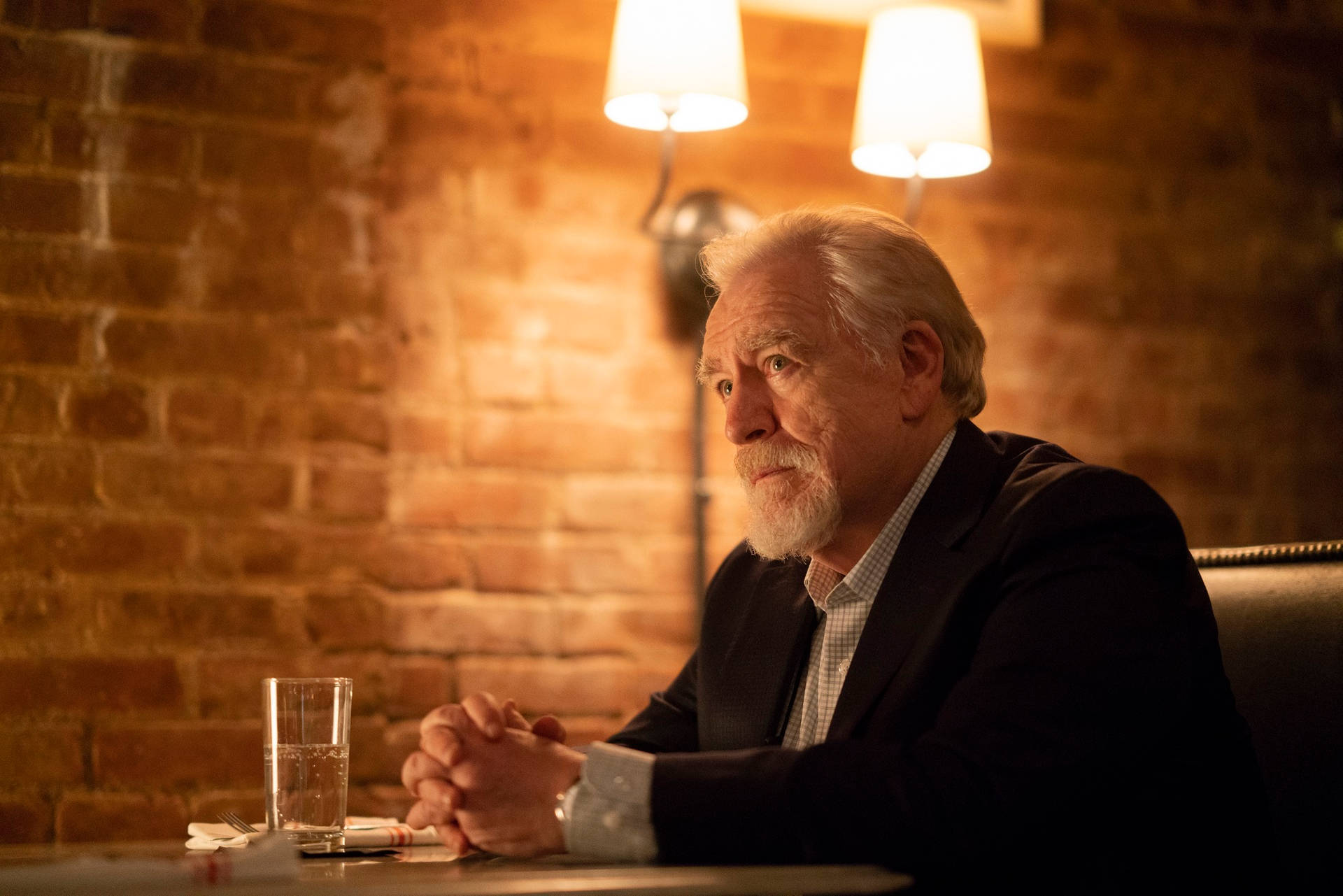 Download Brian Cox In HBO Series Succession Still Wallpaper