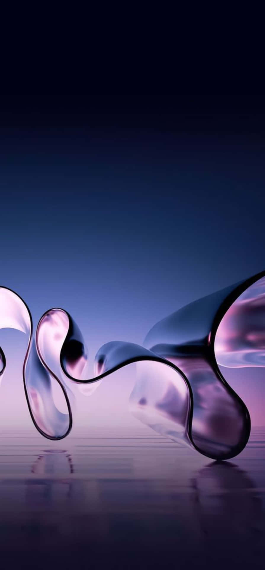 Download Abstract Purple Waves Samsung S23 Ultra Wallpaper