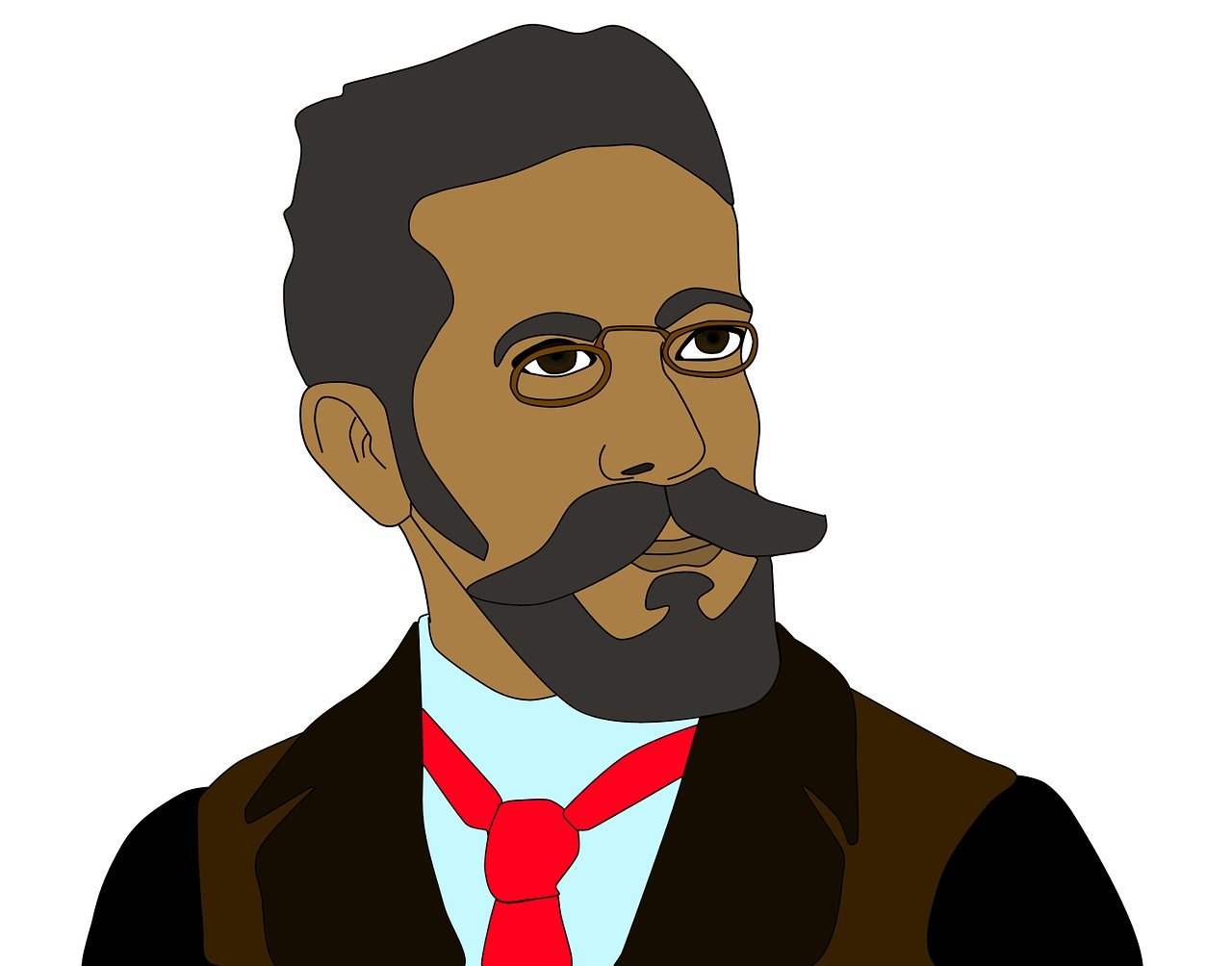 Download Machado De Assis Writer Classic Man. Royalty Free Stock Illustration Image
