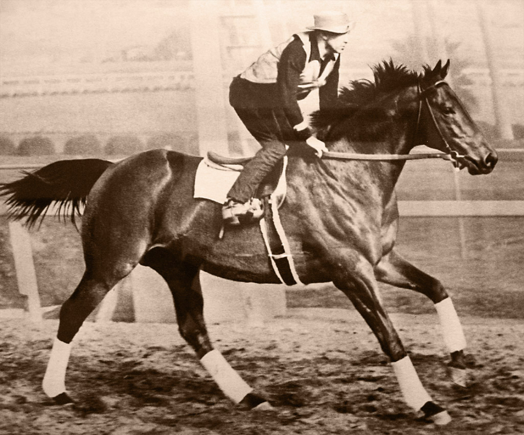 Seabiscuit wins Massachusetts Handicap Track Record Broken August 8 1937 B1