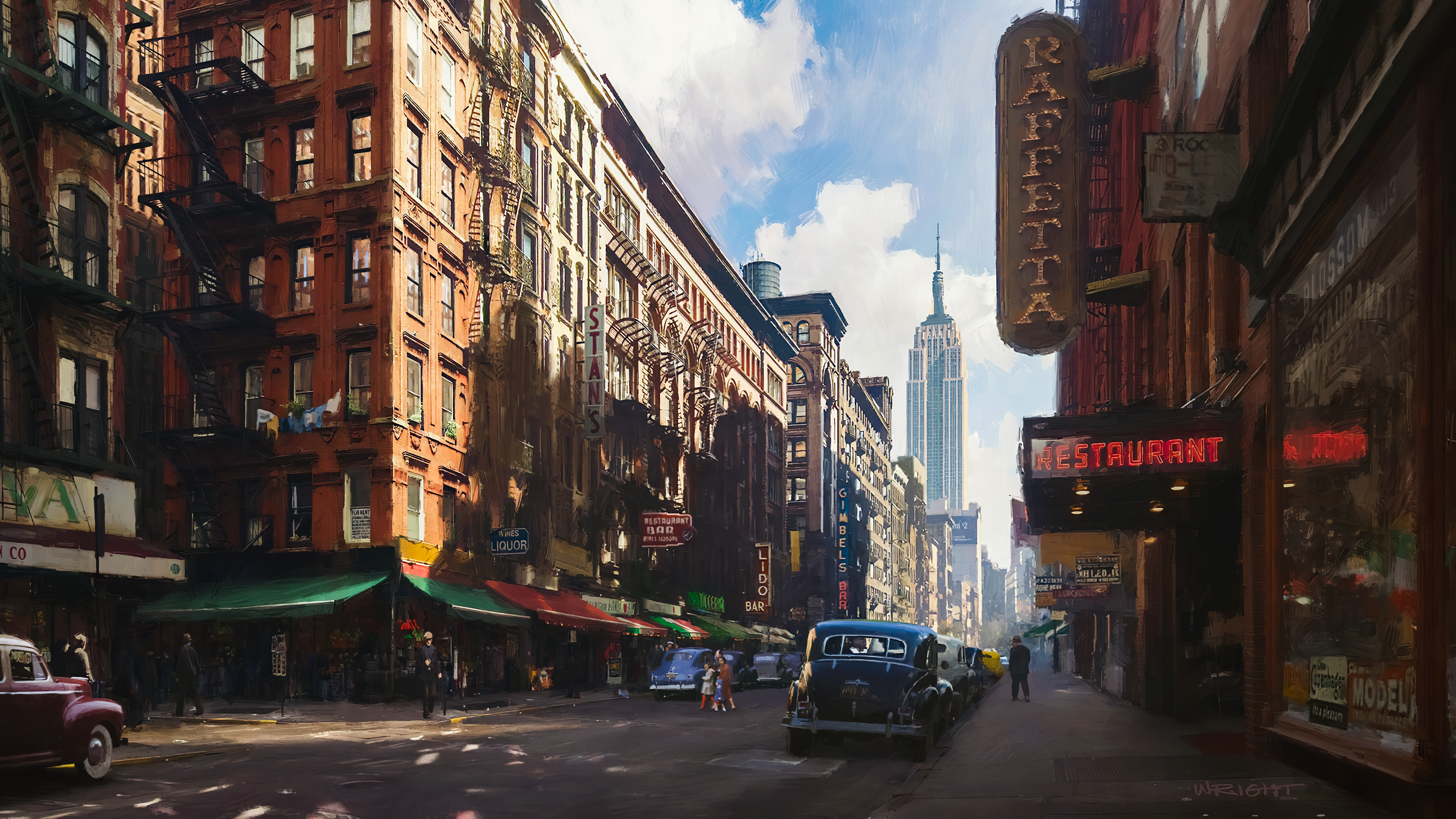 The Godfather Street by Richard Wright [3840x2160]