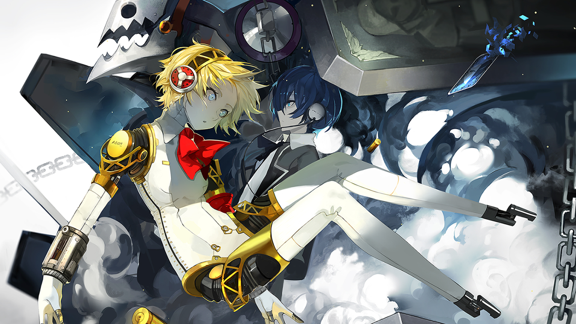 Download Minato Arisato Aigis (Persona) Video Game Persona 3 HD Wallpaper