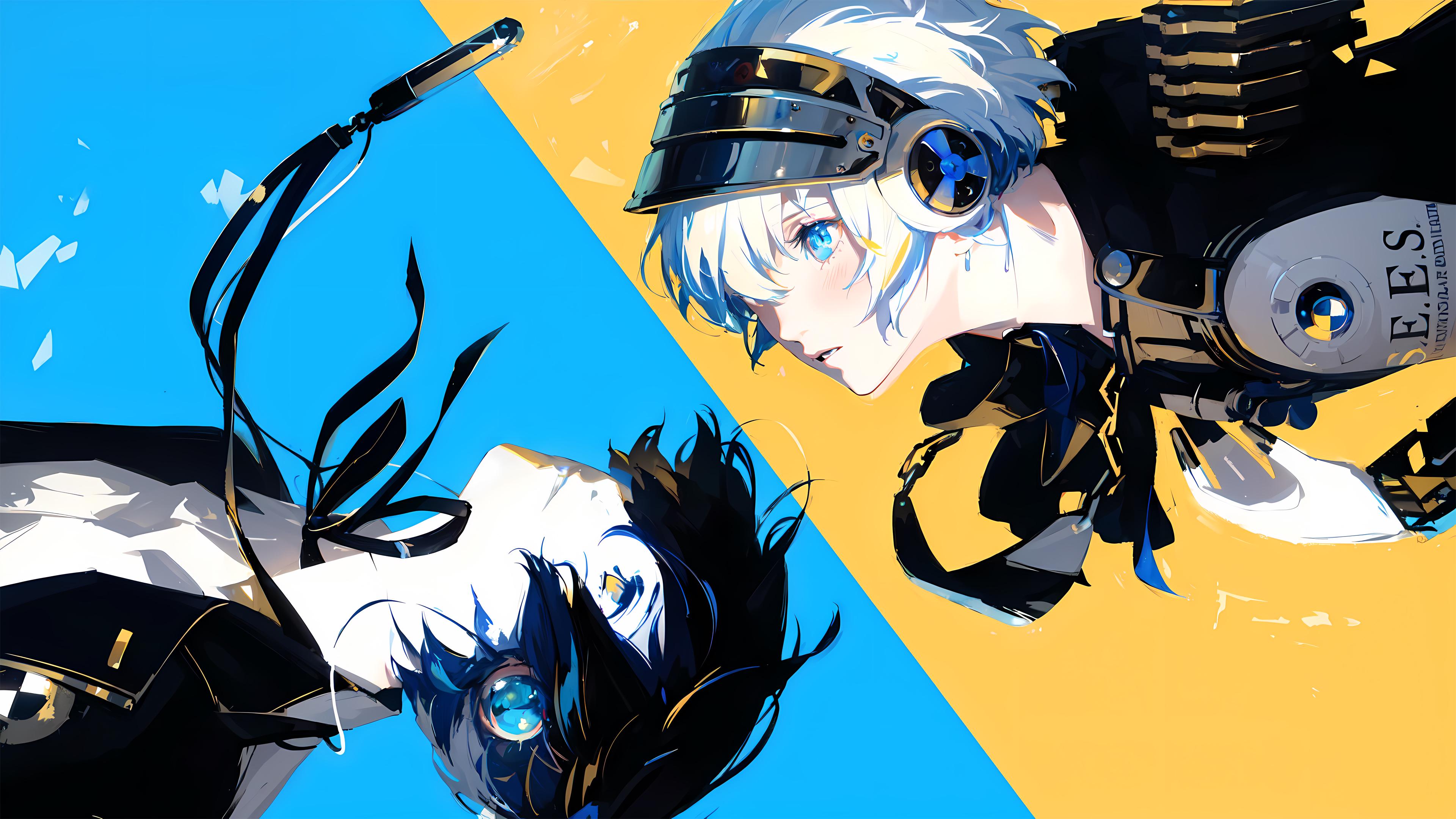 Episode: Aigis Artwork 4K Wallpaper AI Enhanced (credit To @totallygarfield)