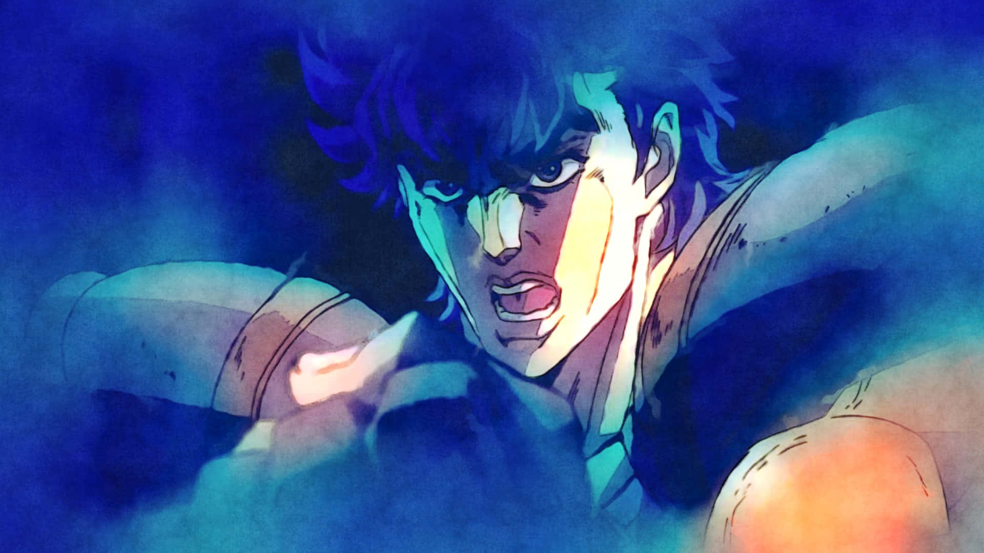 Download Jonathan Joestar and Dio Brando's Showdown in Phantom Blood Wallpaper