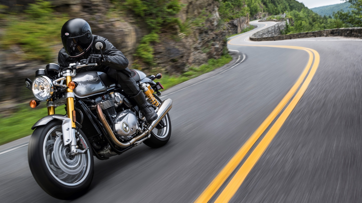 B. U. Bhandari Triumph. Triumph Thruxton Showroom Pune