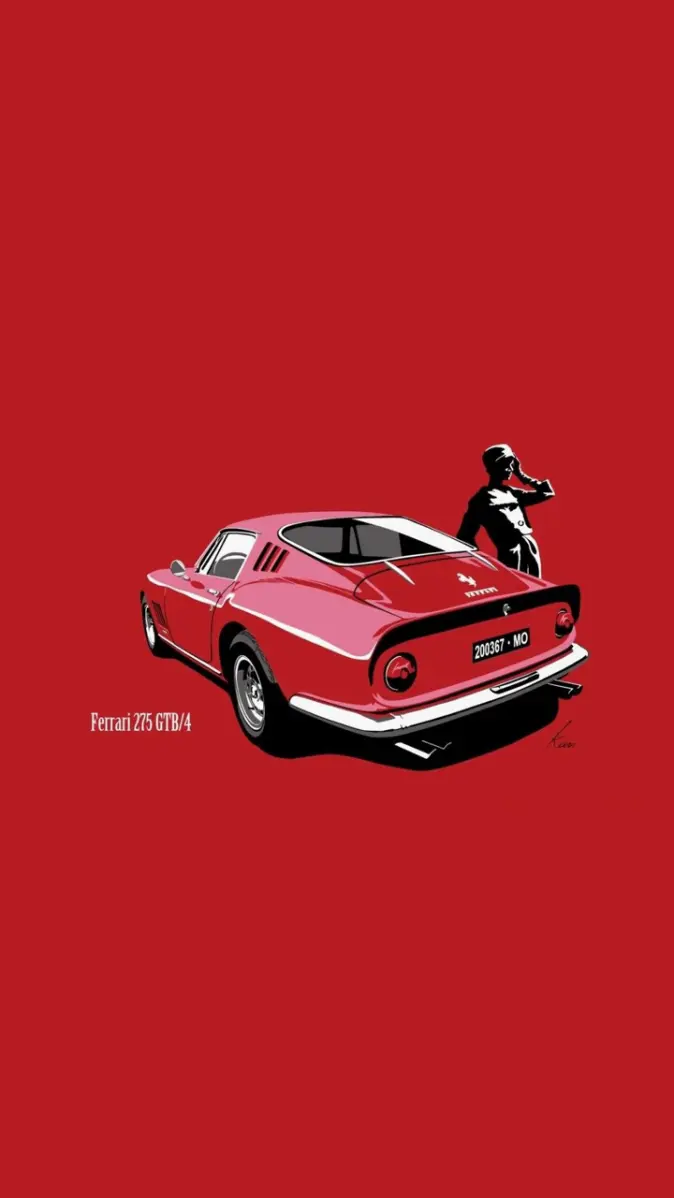 Old Ferrari wallpaper