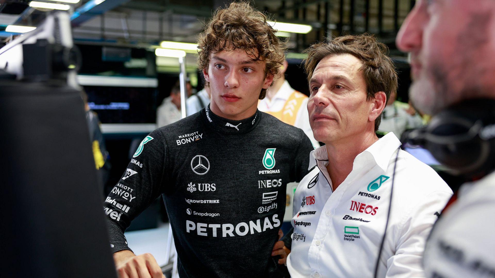 Toto Wolff Reveals His Expectations for Rookie Andrea Kimi Antonelli in 2025