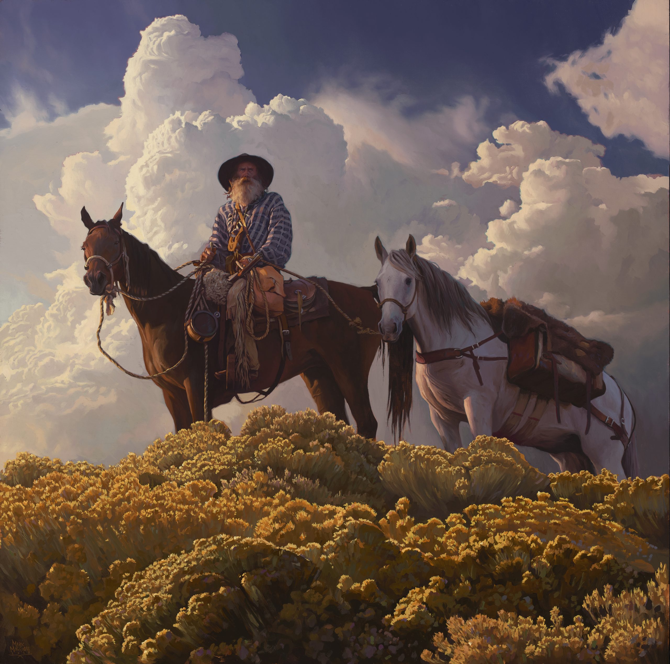 A Guy, A Horse, A Hat, A Sunset: Mark Maggiori On Painting The West