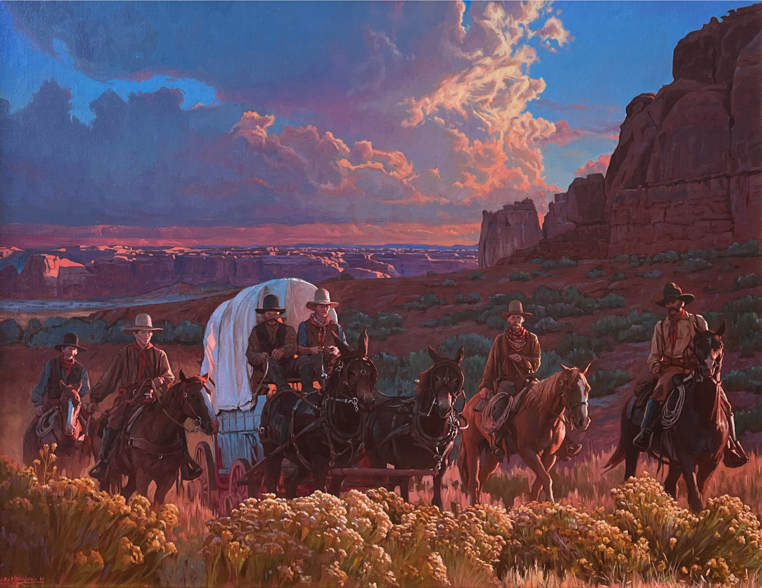 Entering Utah. Scottsdale Art Auction