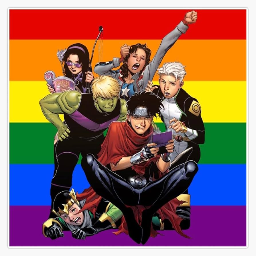 Magnet Lgbt Young Avengers Magnet Vinyl Decal Sticker 5