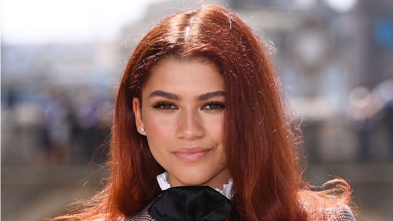 Zendaya Debuted Red Hair At A “Spider Man: Far From Home” Press Event