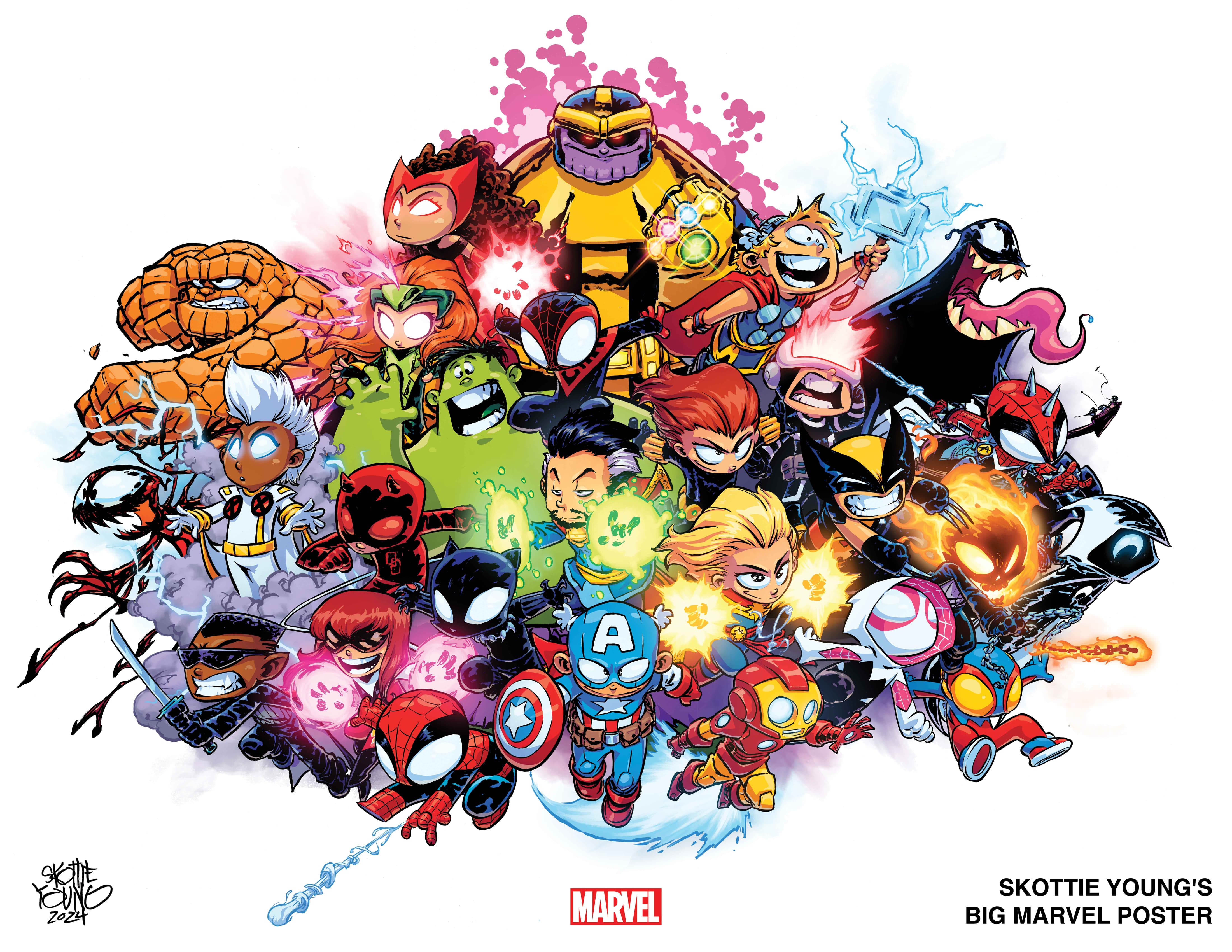 Celebrate Skottie Young's Big Impact on Marvel Comics with New Variant Covers & More