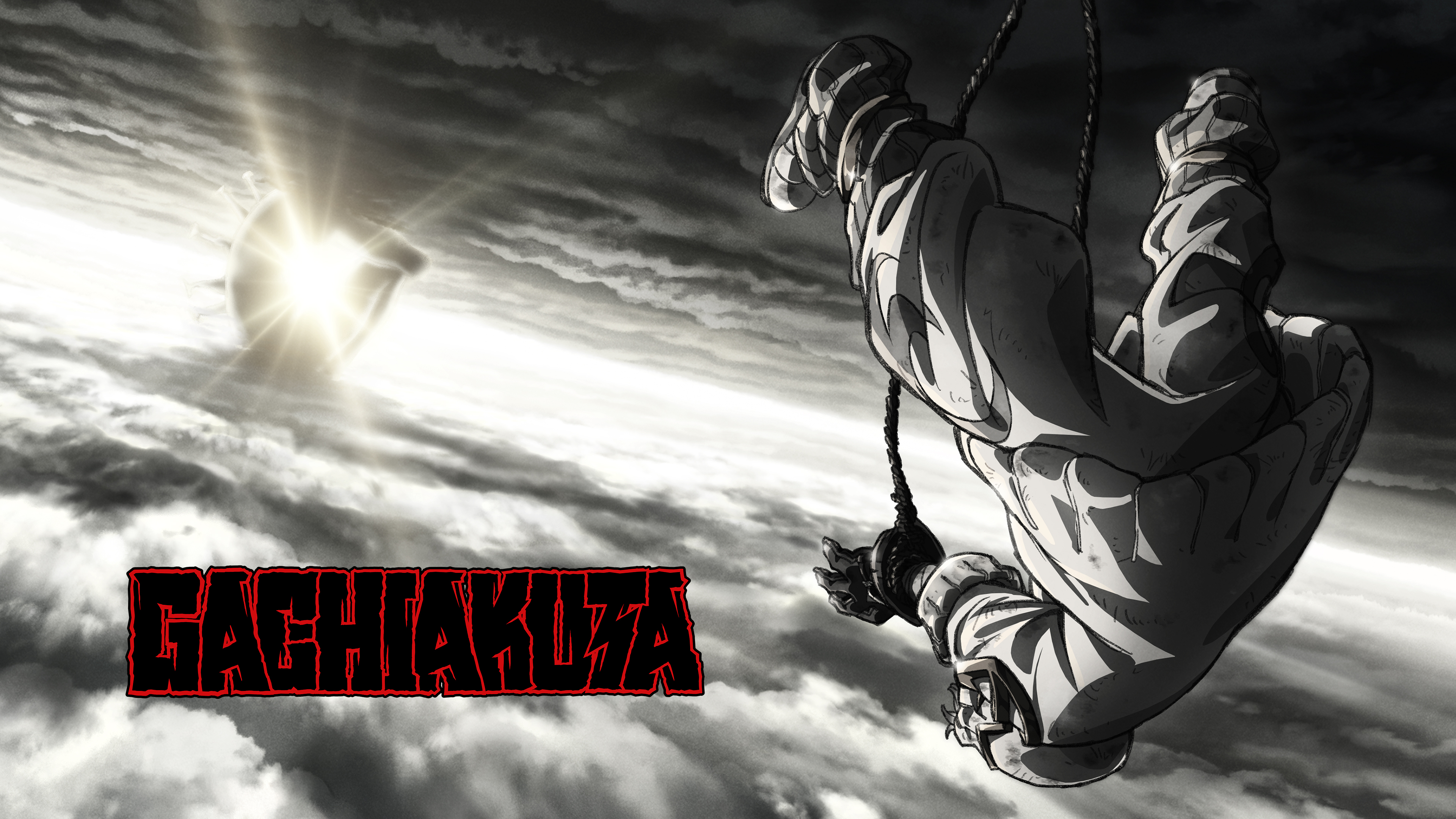Gachiakuta Wallpaper 4K, Monochrome, Manga series