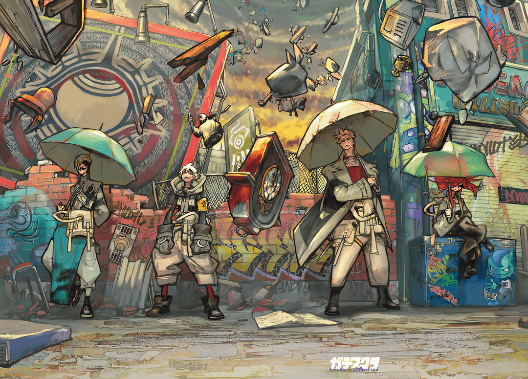 AI Upscaled Colour Spread for a Desktop Background :)