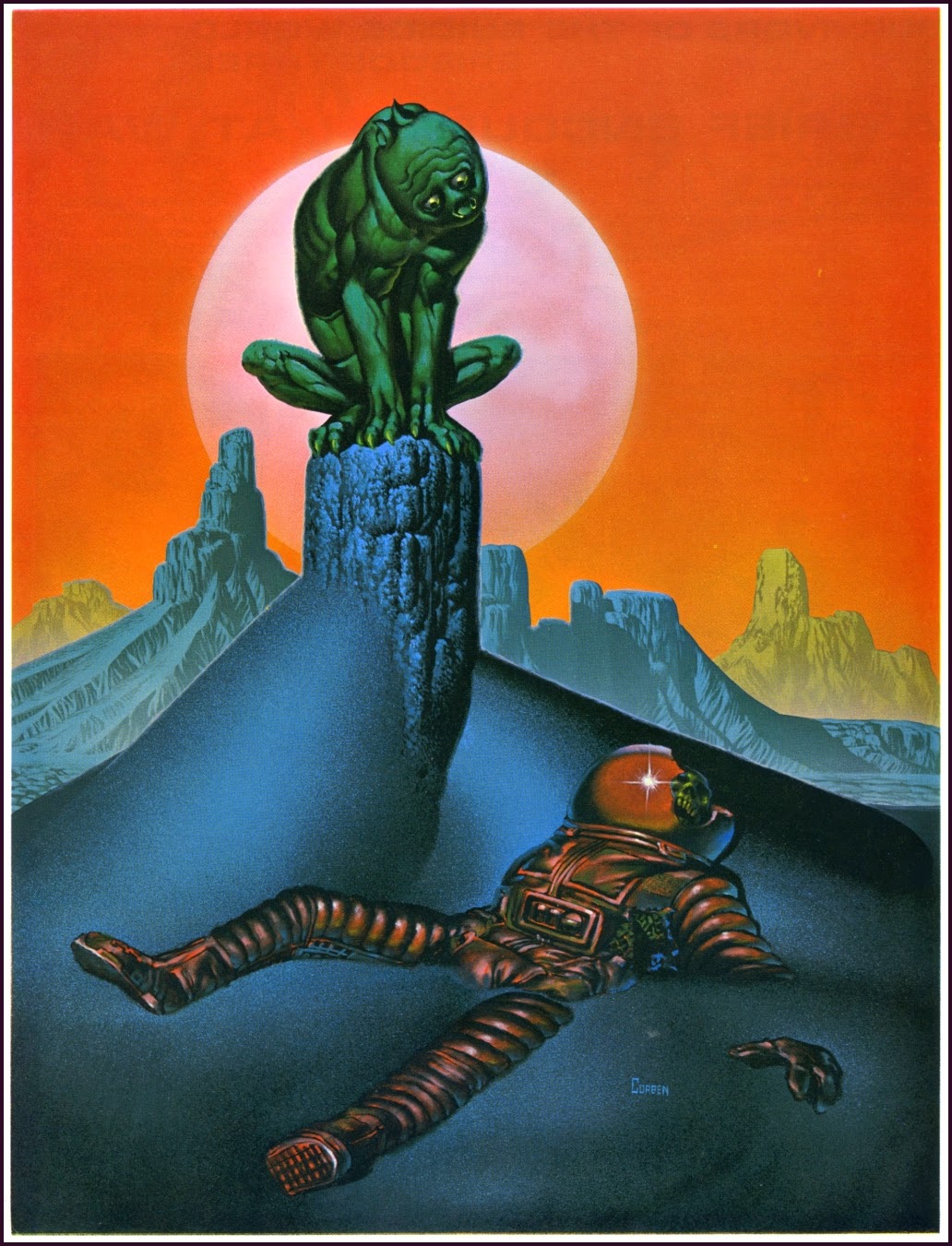 Richard Corben Cover Art: Anomaly (November, 1972) Warps to Neptune