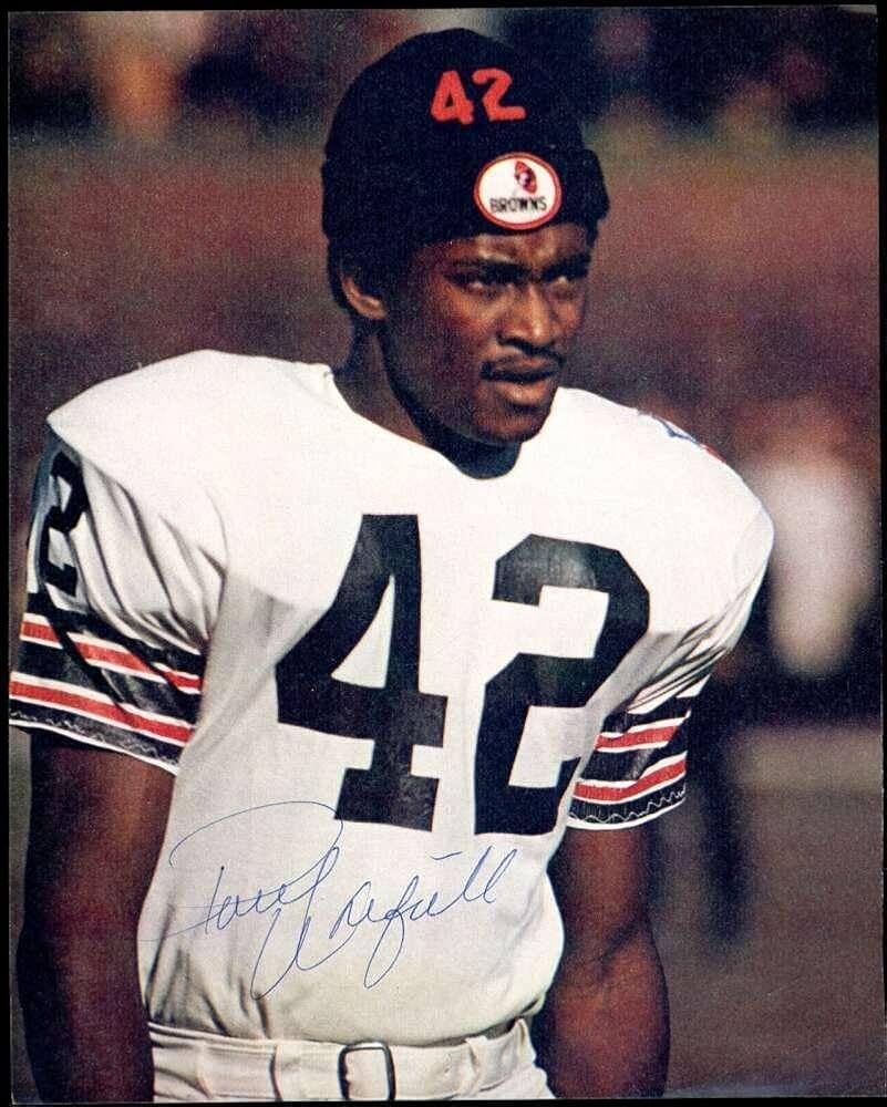 Paul Warfield Gene Upshaw JSA Vintage 8x10 Signed Photo Page NFL Photo at Amazon's Sports Collectibles Store