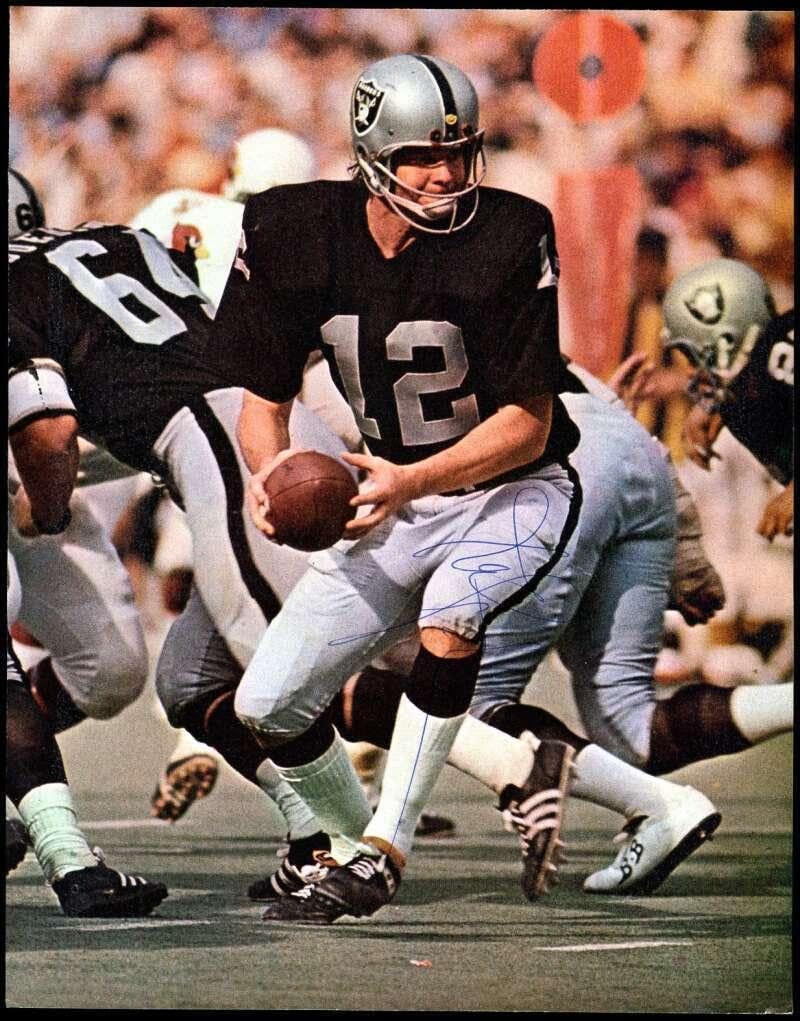 Ken Stabler Terry Bradshaw JSA Coa Vintage 8x10 Signed Photo Page NFL Photo at Amazon's Sports Collectibles Store