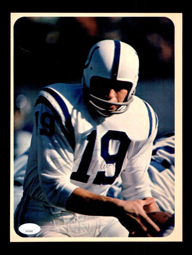 Johnny Unitas JSA Autograph 8x11 Signed Vintage Photo 1960`s Colts NFL Photo at Amazon's Sports Collectibles Store