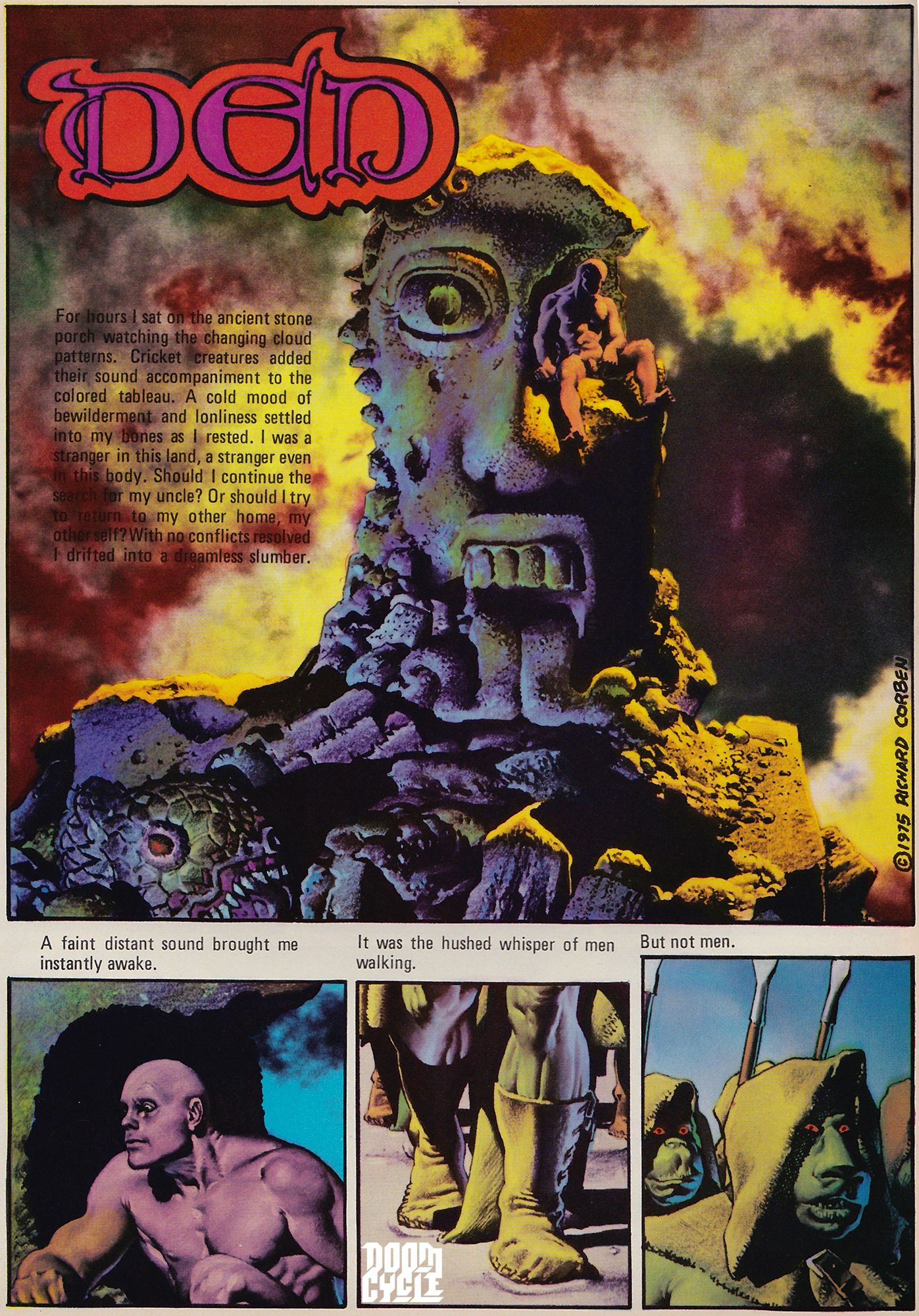 Graves Make RosesBloom can I say about Richard Corben? He set imaginations on fire. He invented his own color processes that resulted in super saturated psychedelic imagery, with sculptural