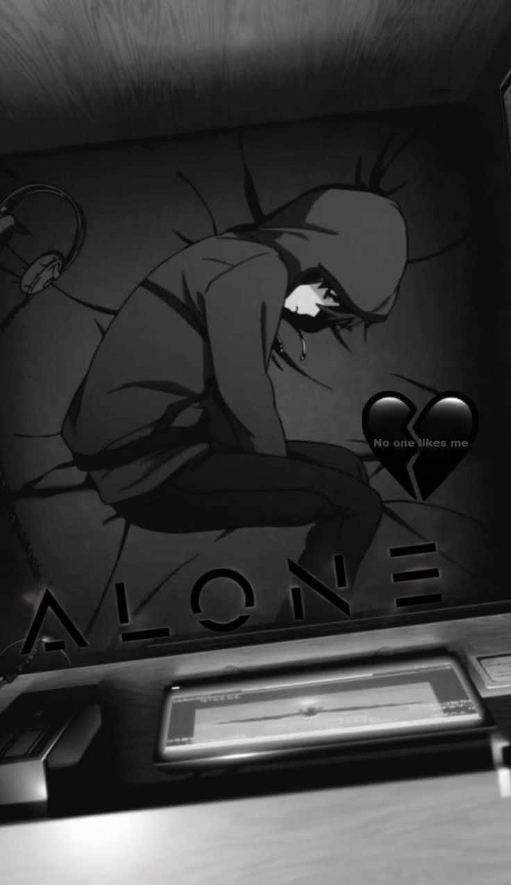 Download A Broken Heart Filled with Sadness and Longing Wallpaper