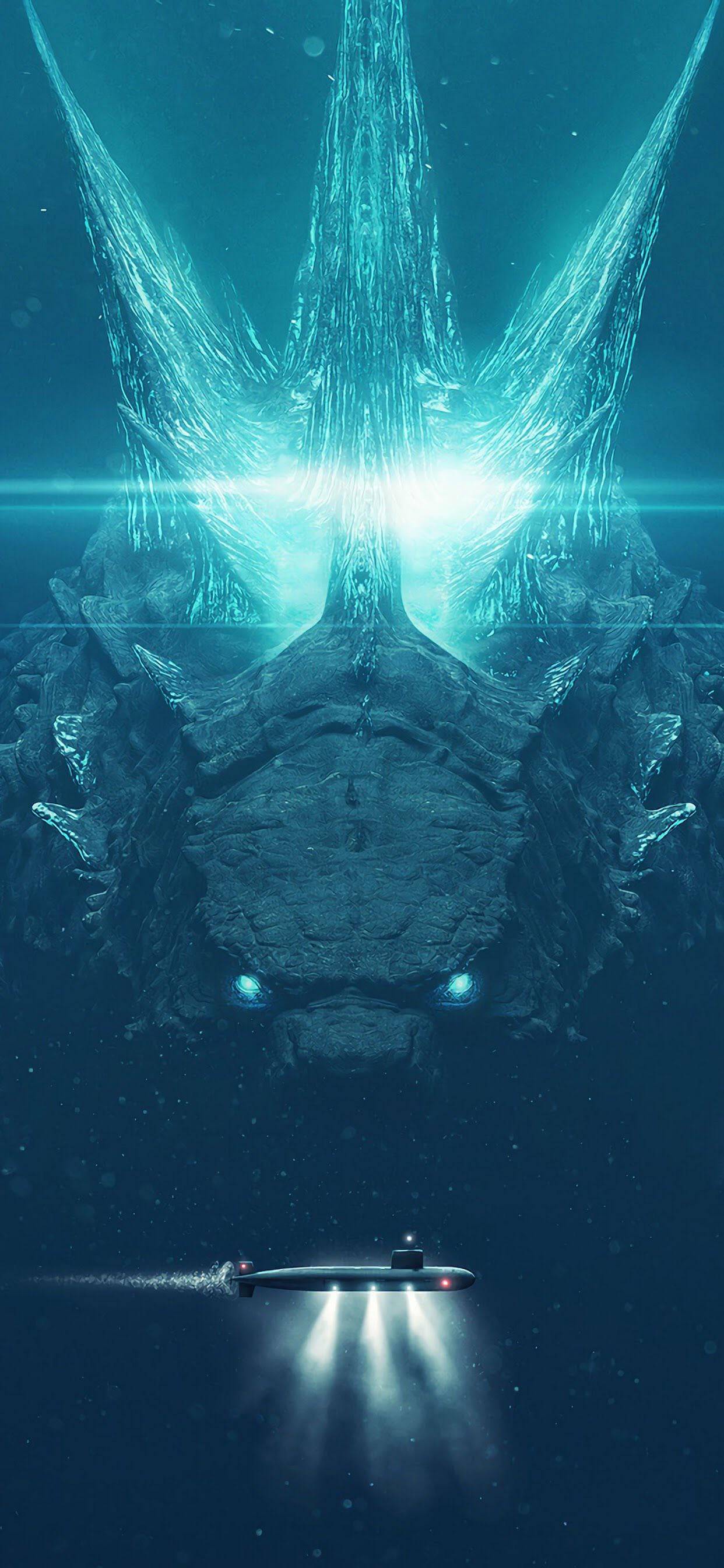 I need the most epic Godzilla phone wallpaper possible