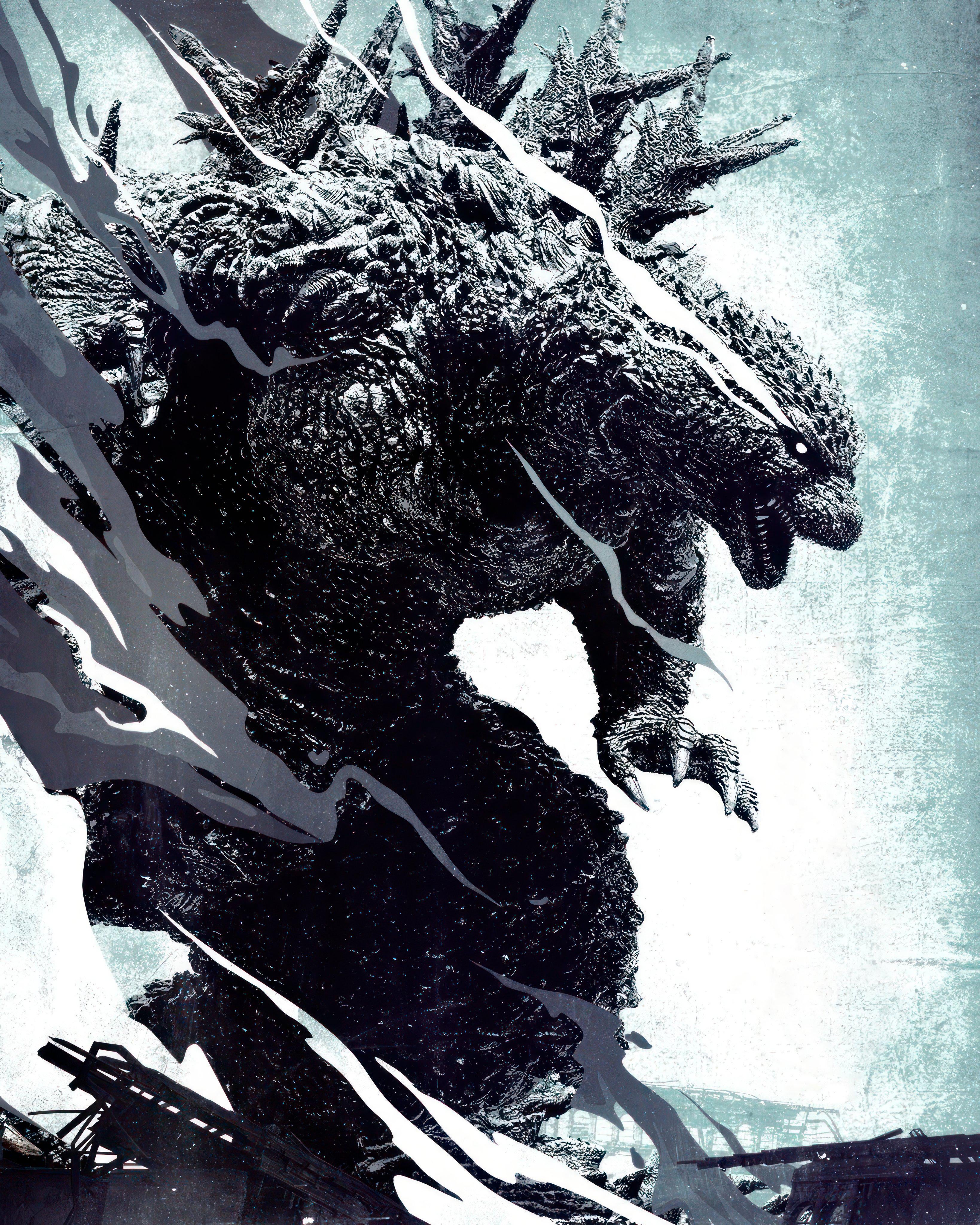 I need the most epic Godzilla phone wallpaper possible