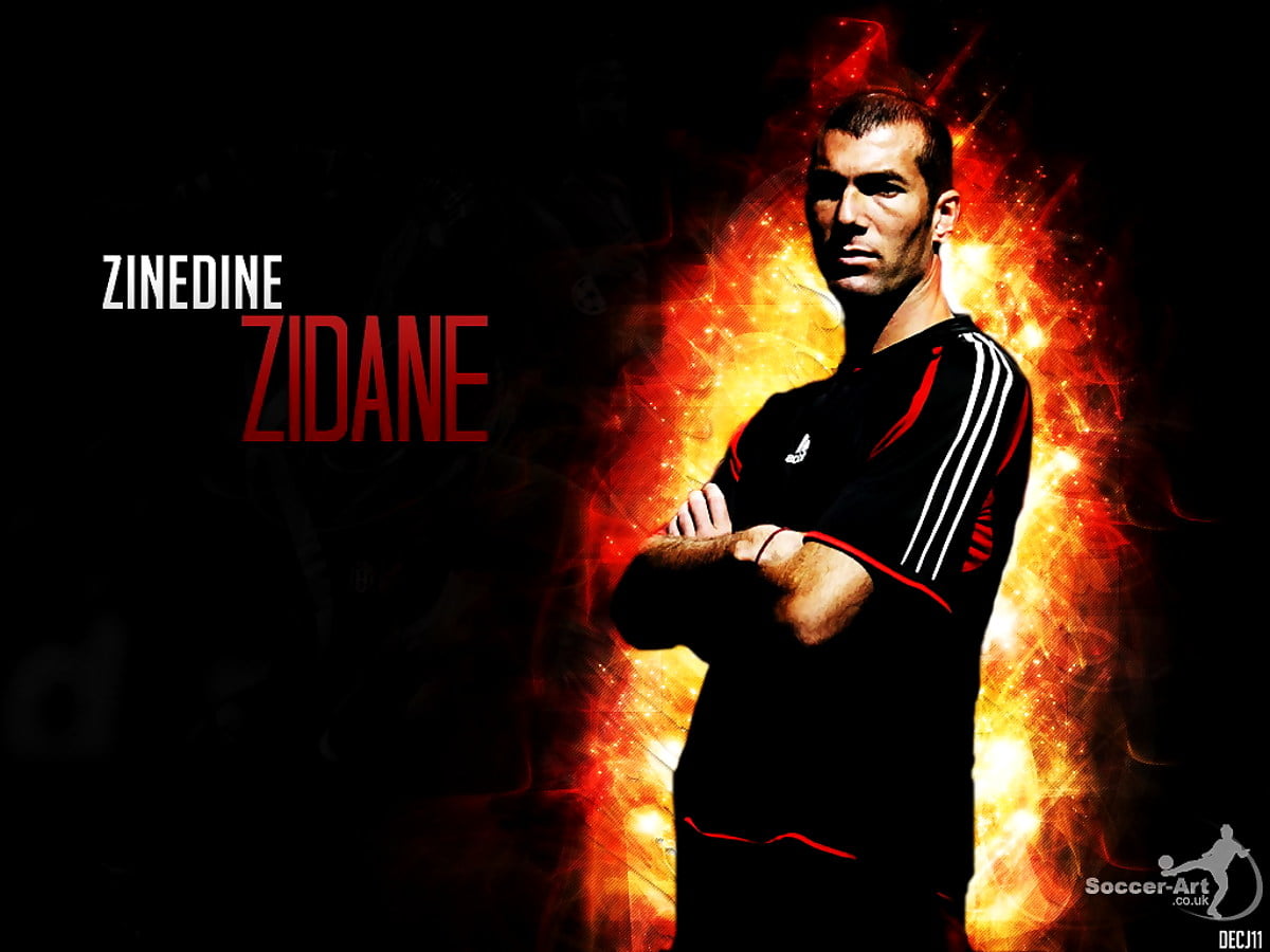 Zinedine Zidane, Football Posters, Poster wallpaper. Download TOP Free wallpaper