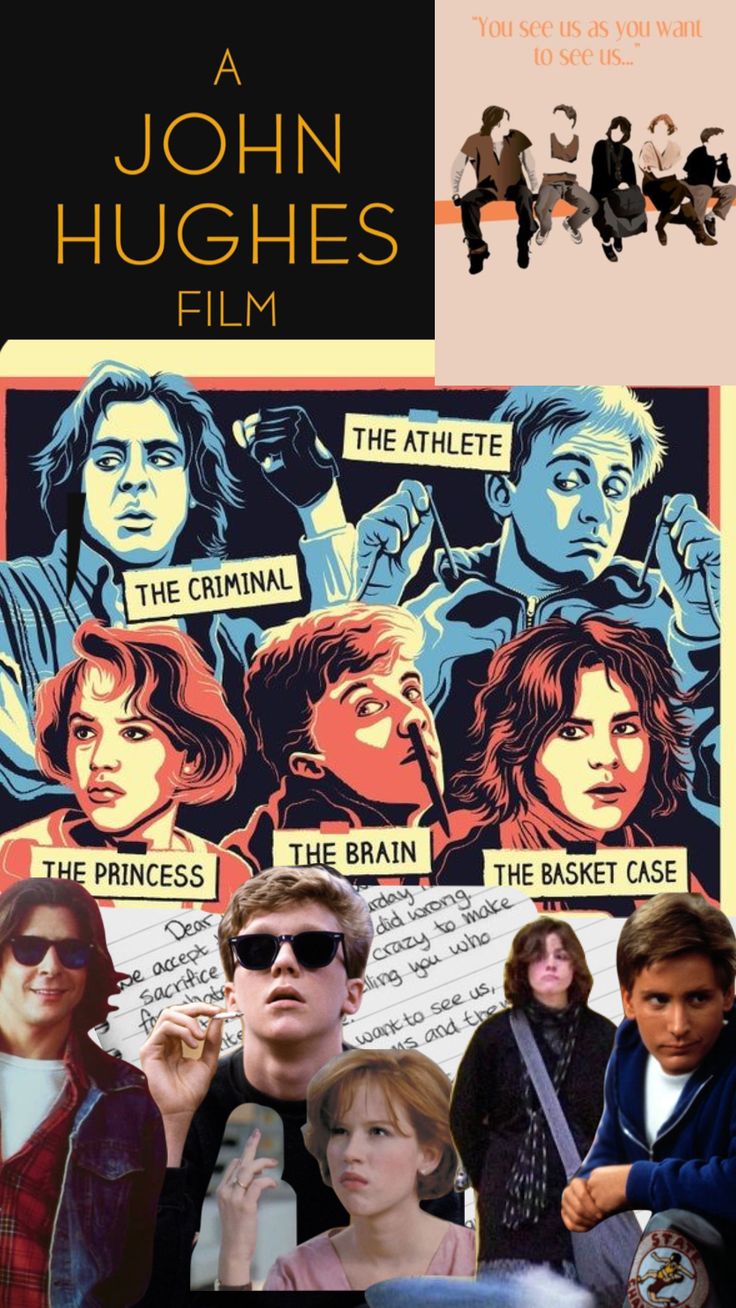 #thebreakfastclub #aestheticmoodboard #collage #johnhughes #bender. The breakfast club, John bender, John