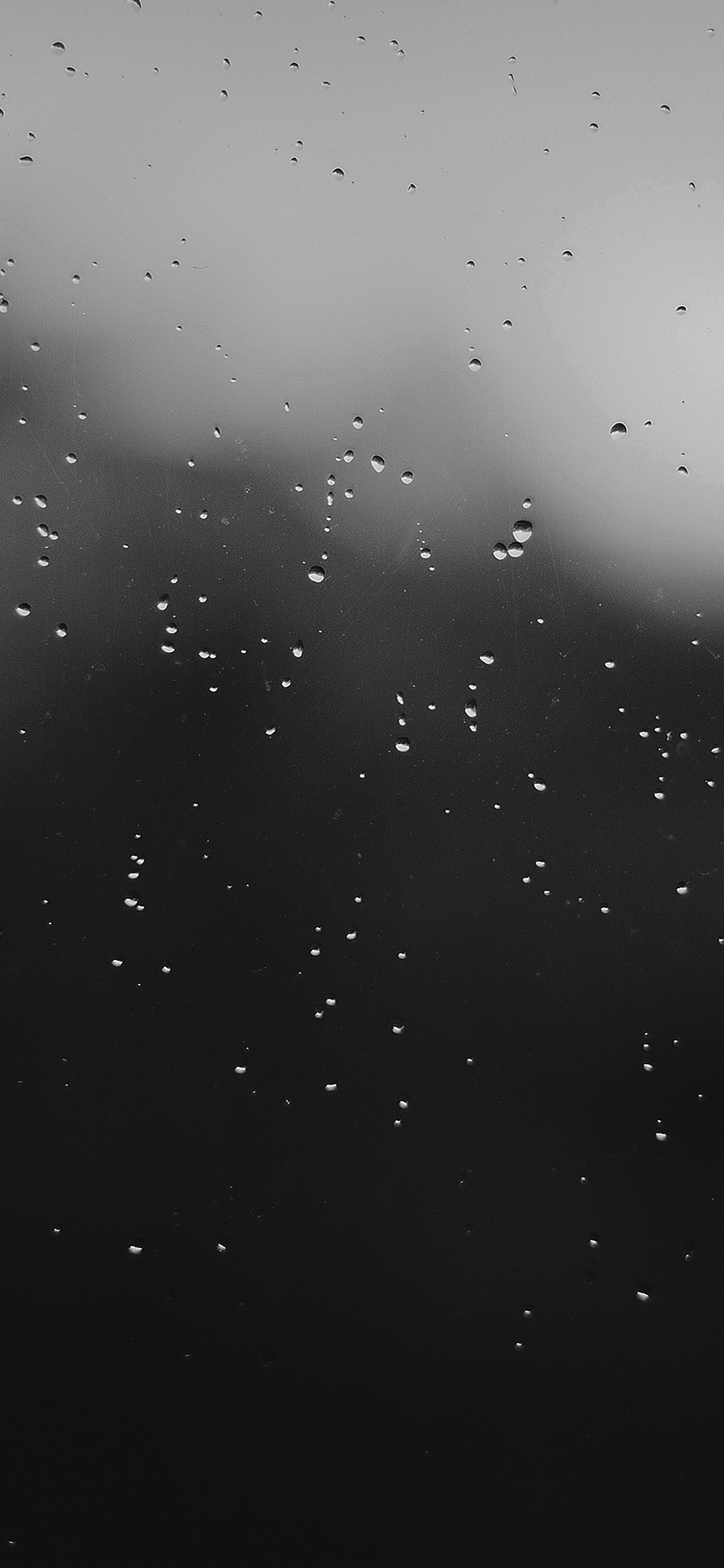 iPhone X wallpaper. raindrop simple texture pattern dark bw