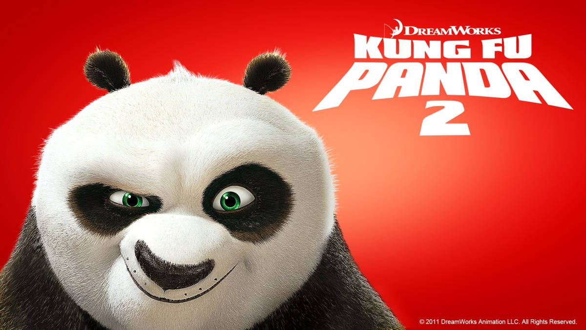 Download Kung Fu Panda 2 Red Background Wallpaper