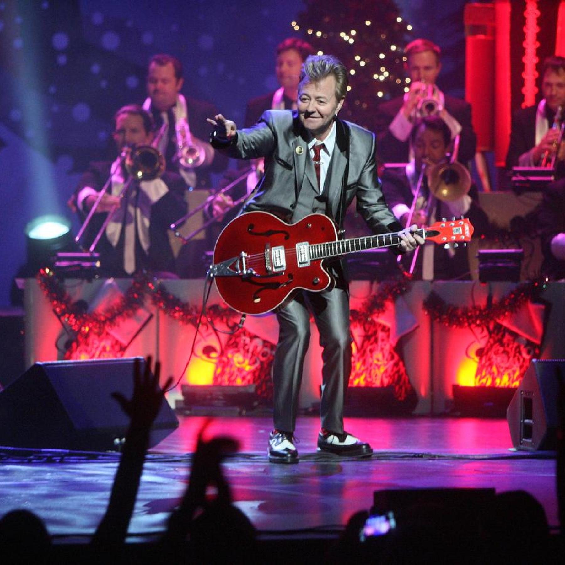 Brian Setzer's Christmas tour brings joy to his world