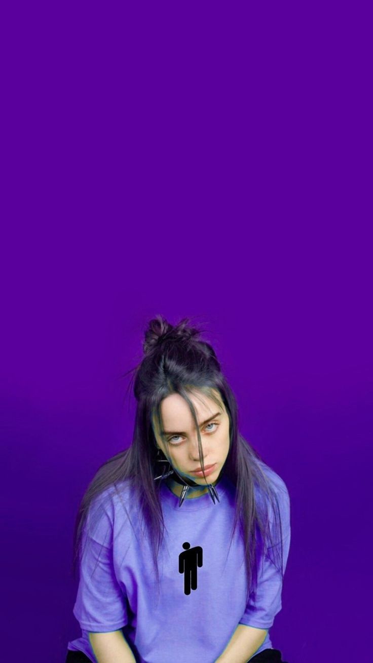 Billie Eilish. Billie, Billie eilish, Purple aesthetic