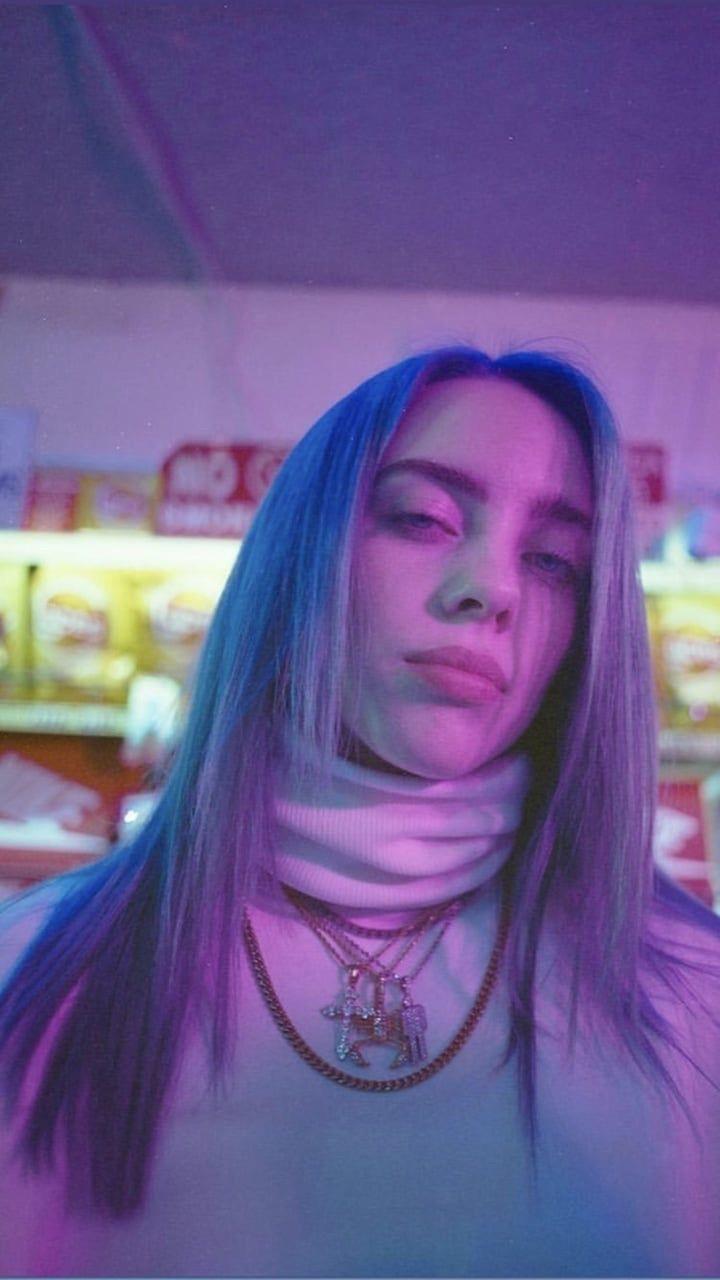 So I've collected some billie eilish lock screen wallpaper over time. I thought I should put em together and share with ya'll
