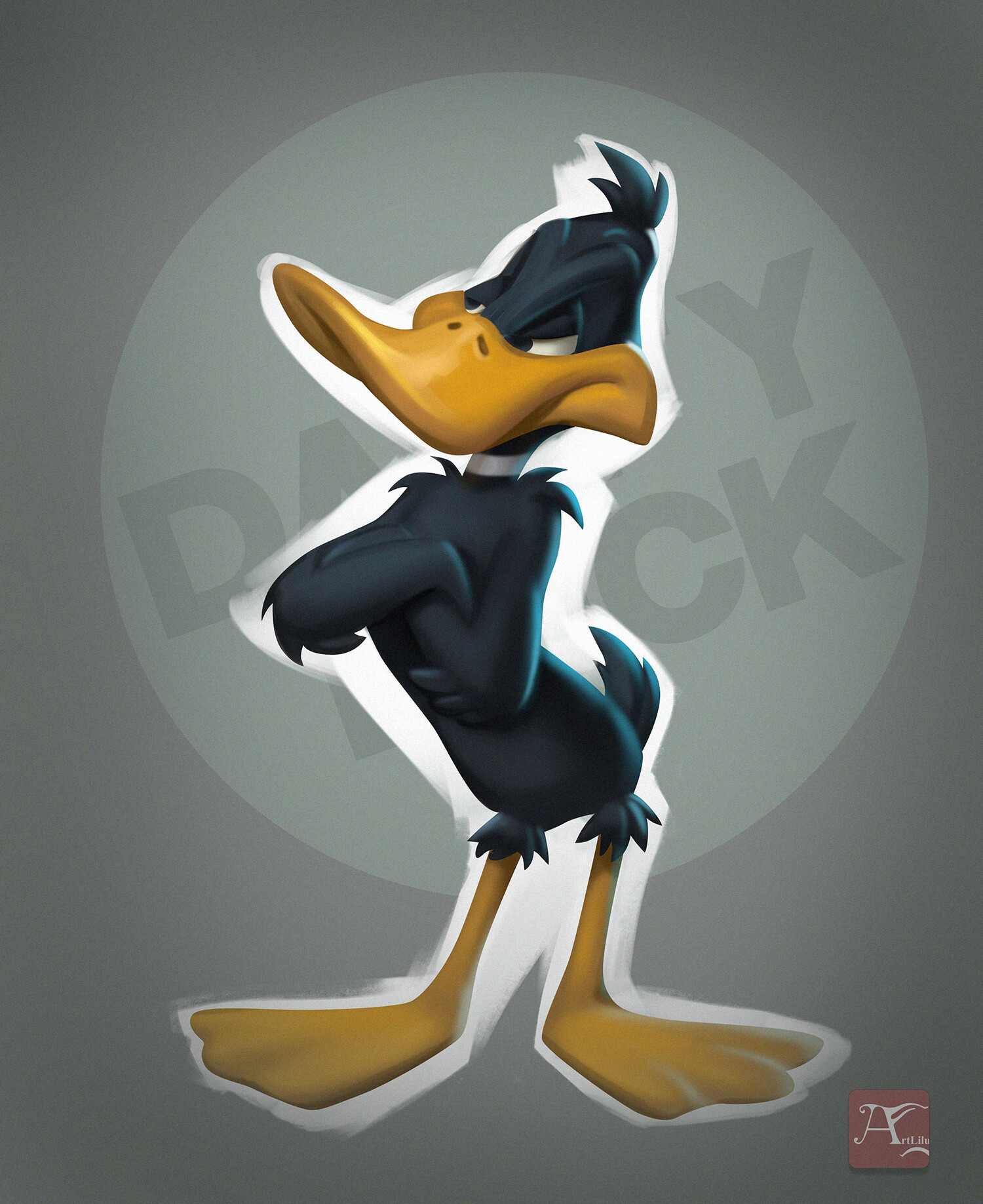 Daffy Duck fan art