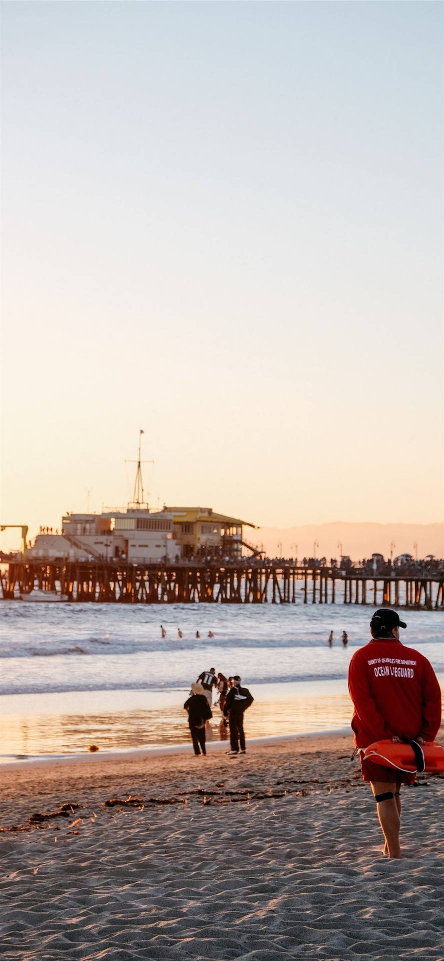 Download Santa Monica Beach Lifeguard Wallpaper