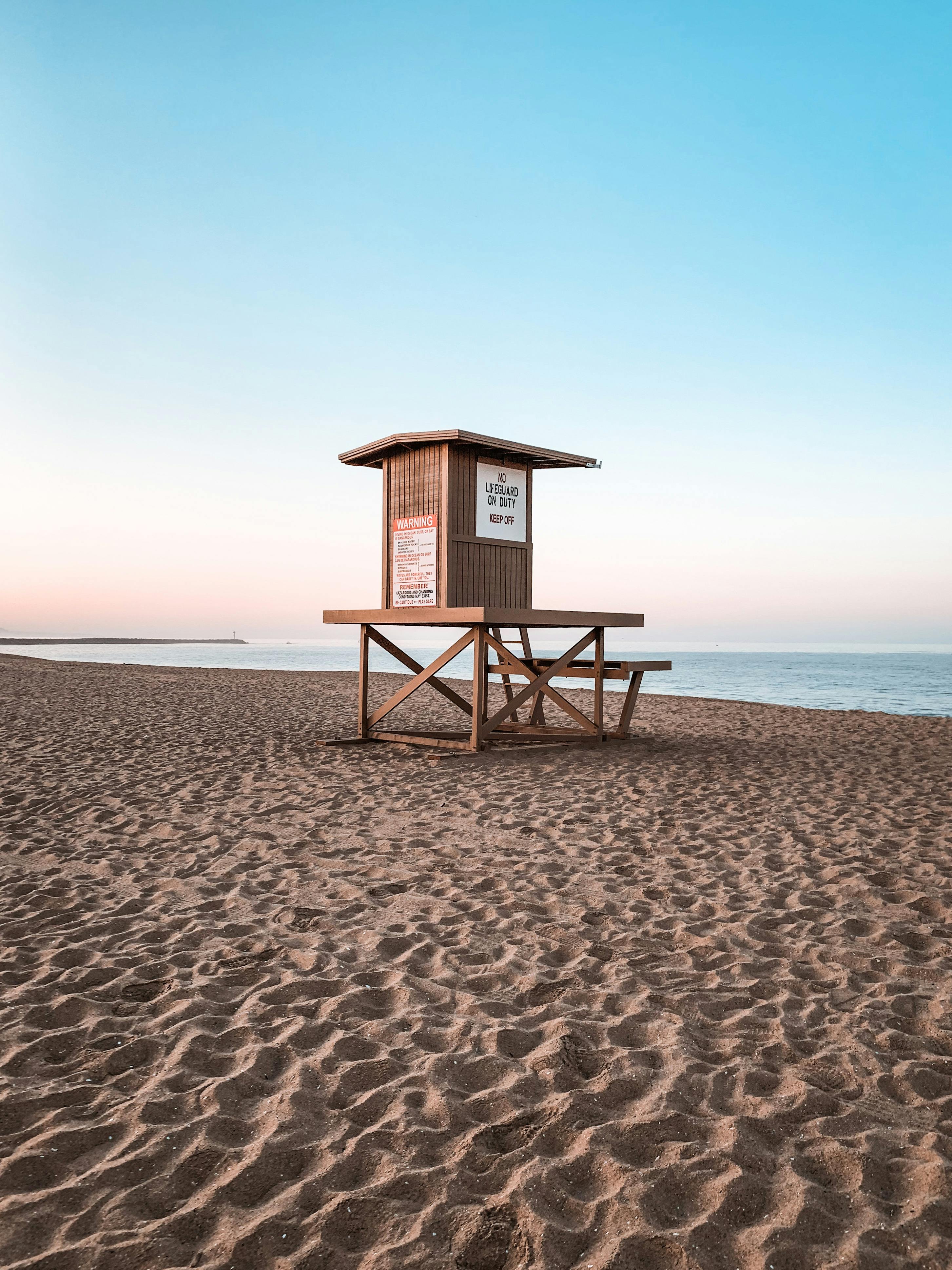 A Lifeguard Post on the Shore · Free