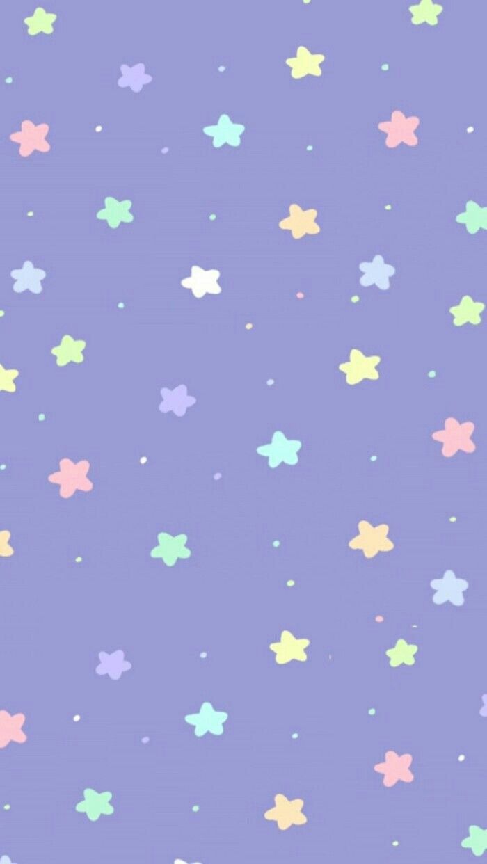 Kawaii Pastel Stars Wallpaper