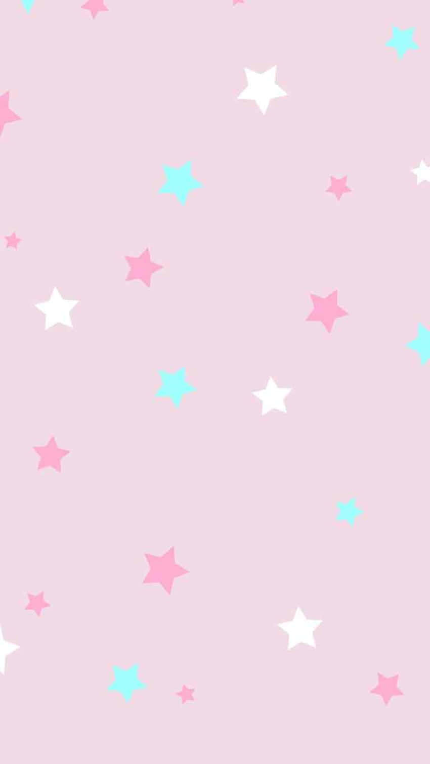 Download Cute Stars With Different Colors Wallpaper