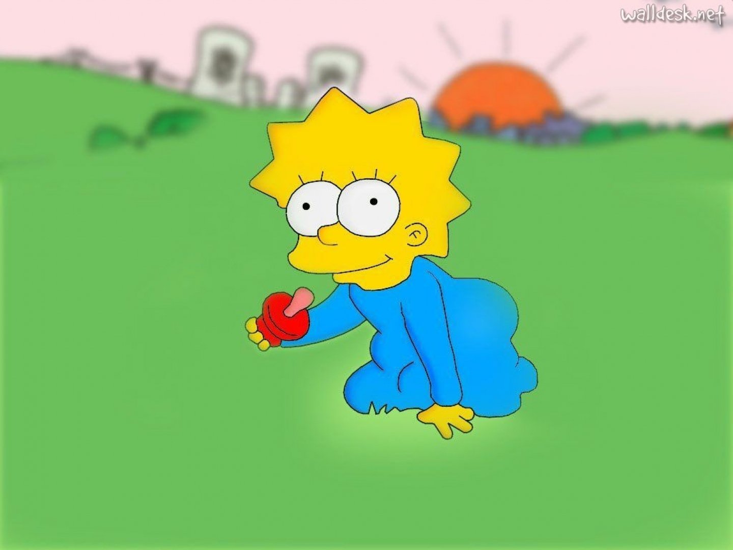 Download Maggie Simpson TV Show The Simpsons Wallpaper