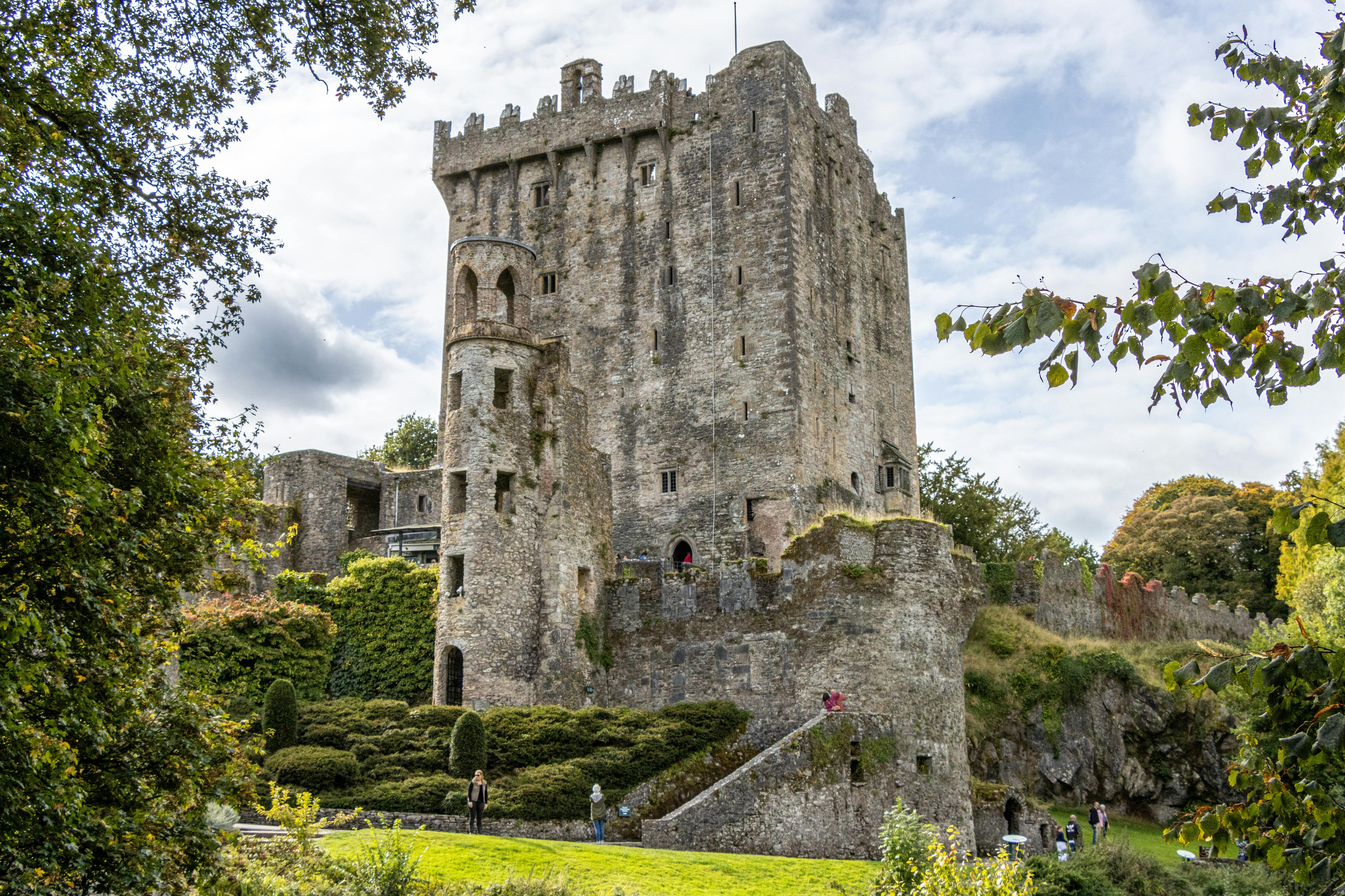 Historical Blarney Castle in Ireland and White · Free