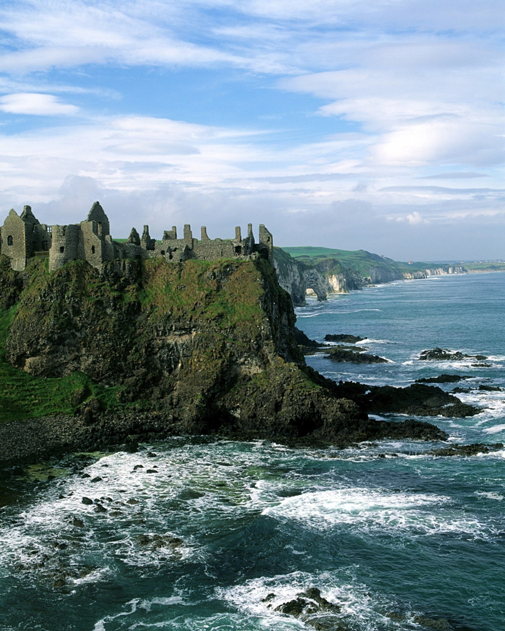 Castle At The Seaside, Dunluce Castle, County Antrim, Northern Ireland PosterPrint # VARDPI1797481