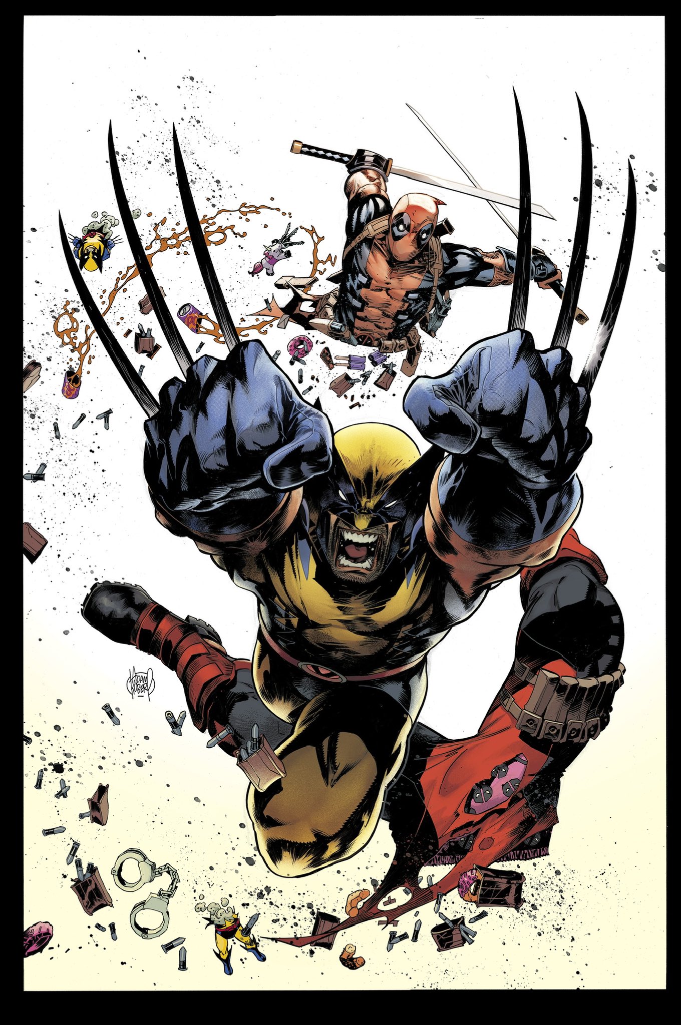 Adam Kubert Way You Slice It, This Was A Fun Book To Draw \. ❤️\. Deadpool Wolverine WWIII Out Today!!!